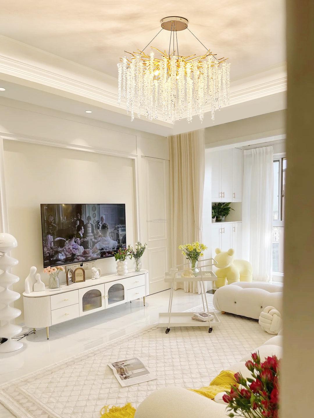 Albero Crystal Chandelier with 8/10/14 heads - Branch-1-Luxehomezone