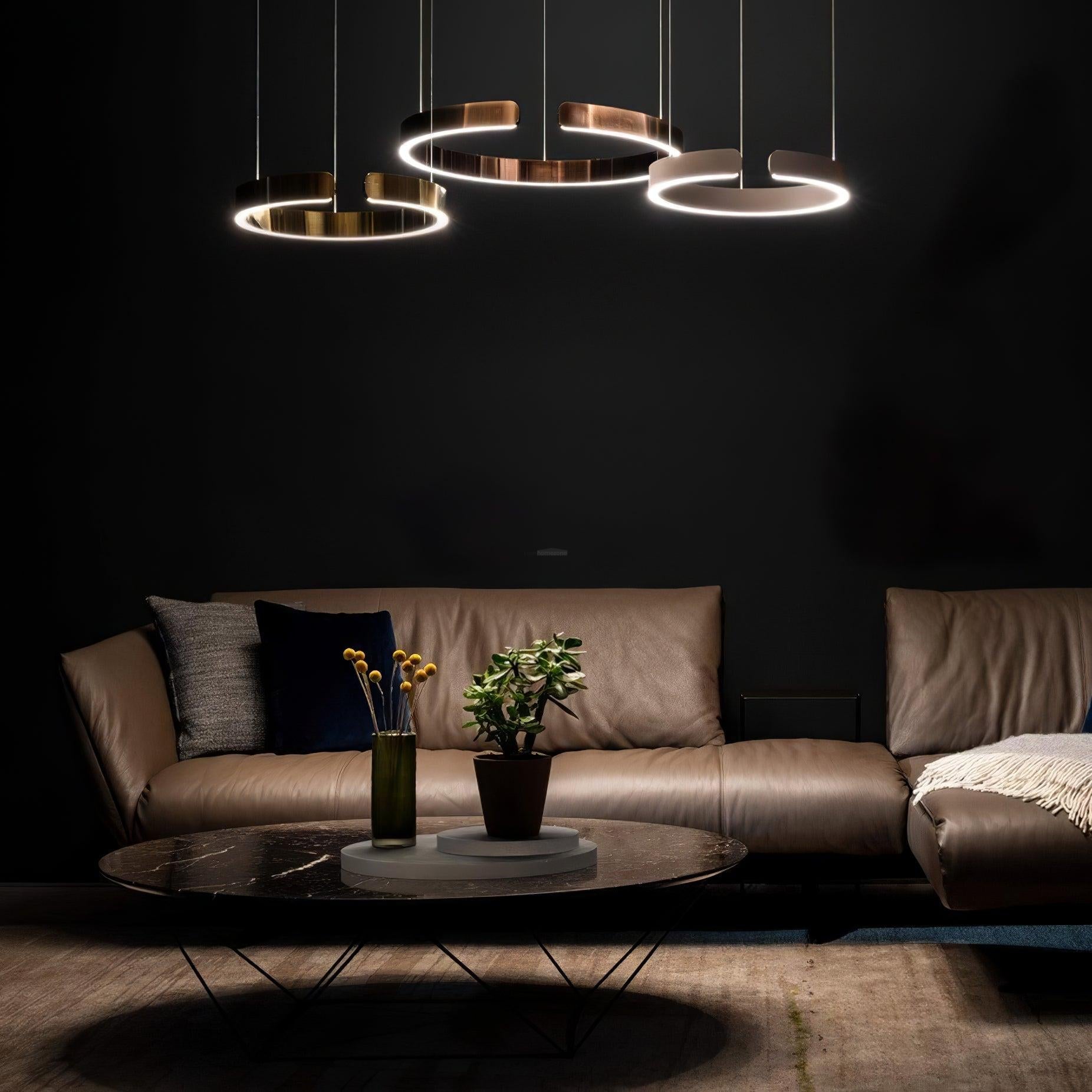 Circular Style Chandelier - ring-1-Luxehomezone