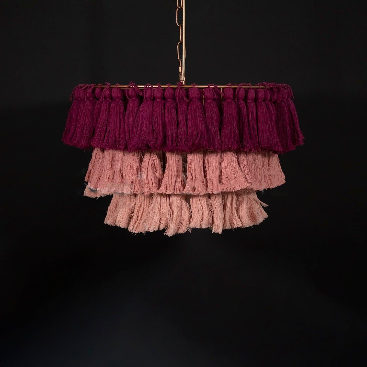 Fela Tassel Chandelier ∅ 11.8″~∅ 25.6″ - Tassel-1-Luxehomezone