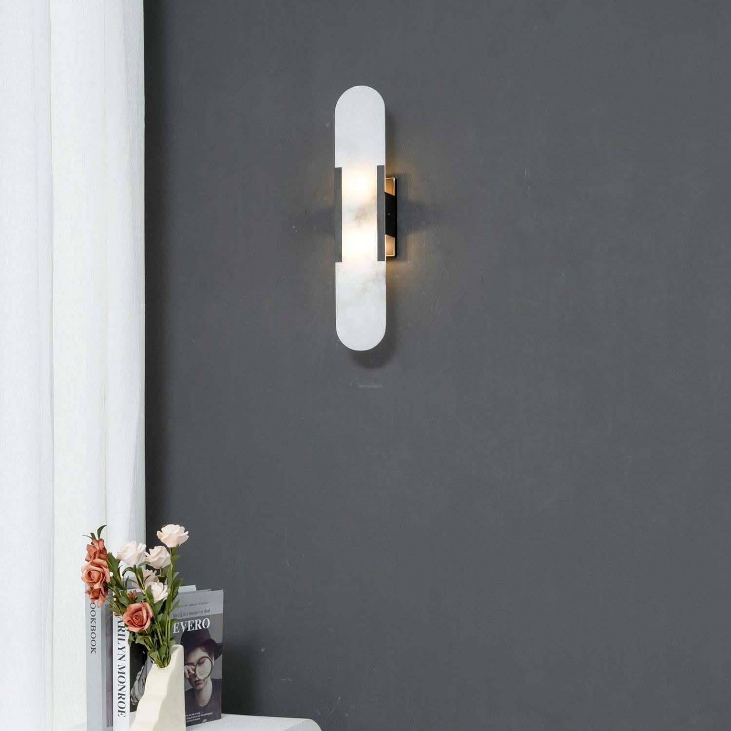 Melange Alabaster Wall Lamp - Luxehomezone