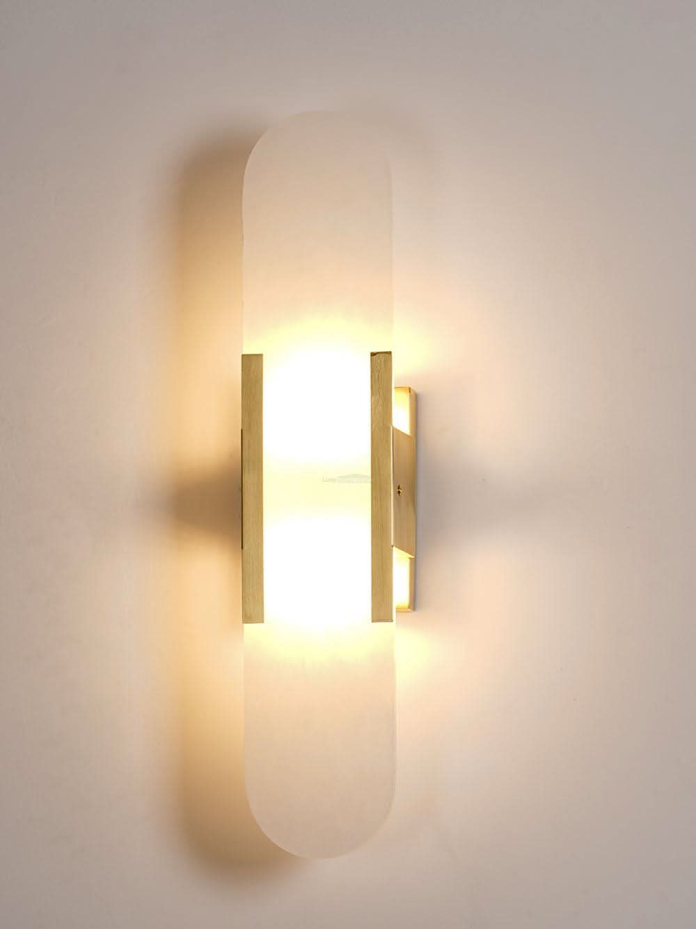 Melange Alabaster Wall Lamp - Luxehomezone