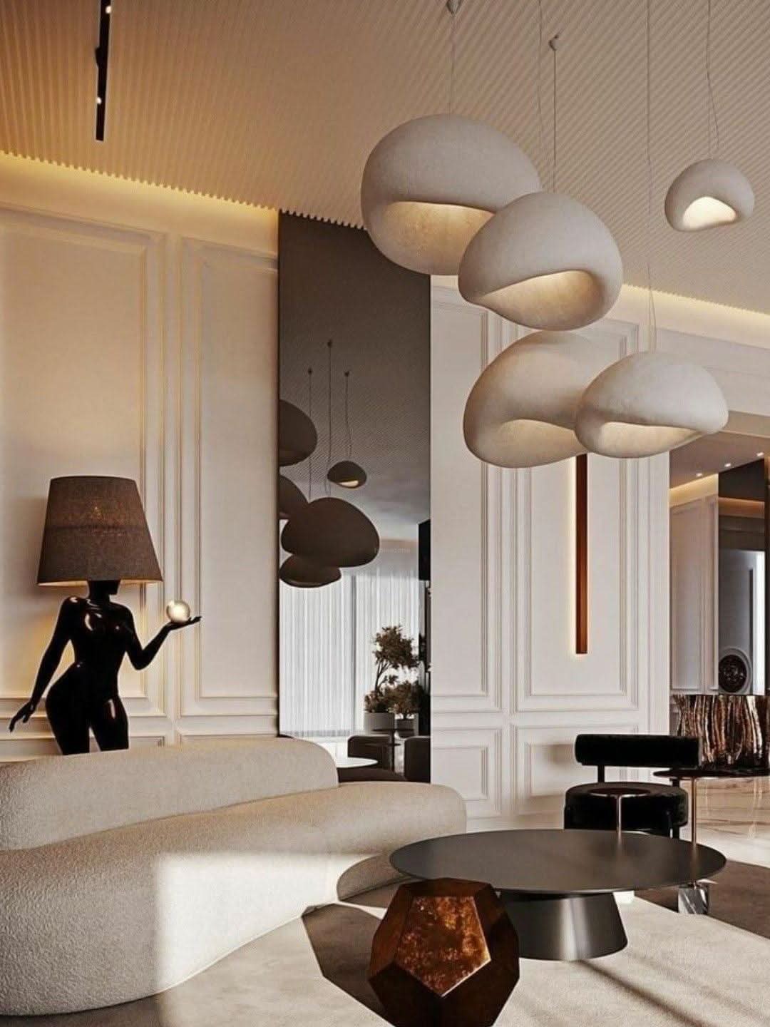 Khmara Chandelier with Rough Combination Type A - Luxehomezone