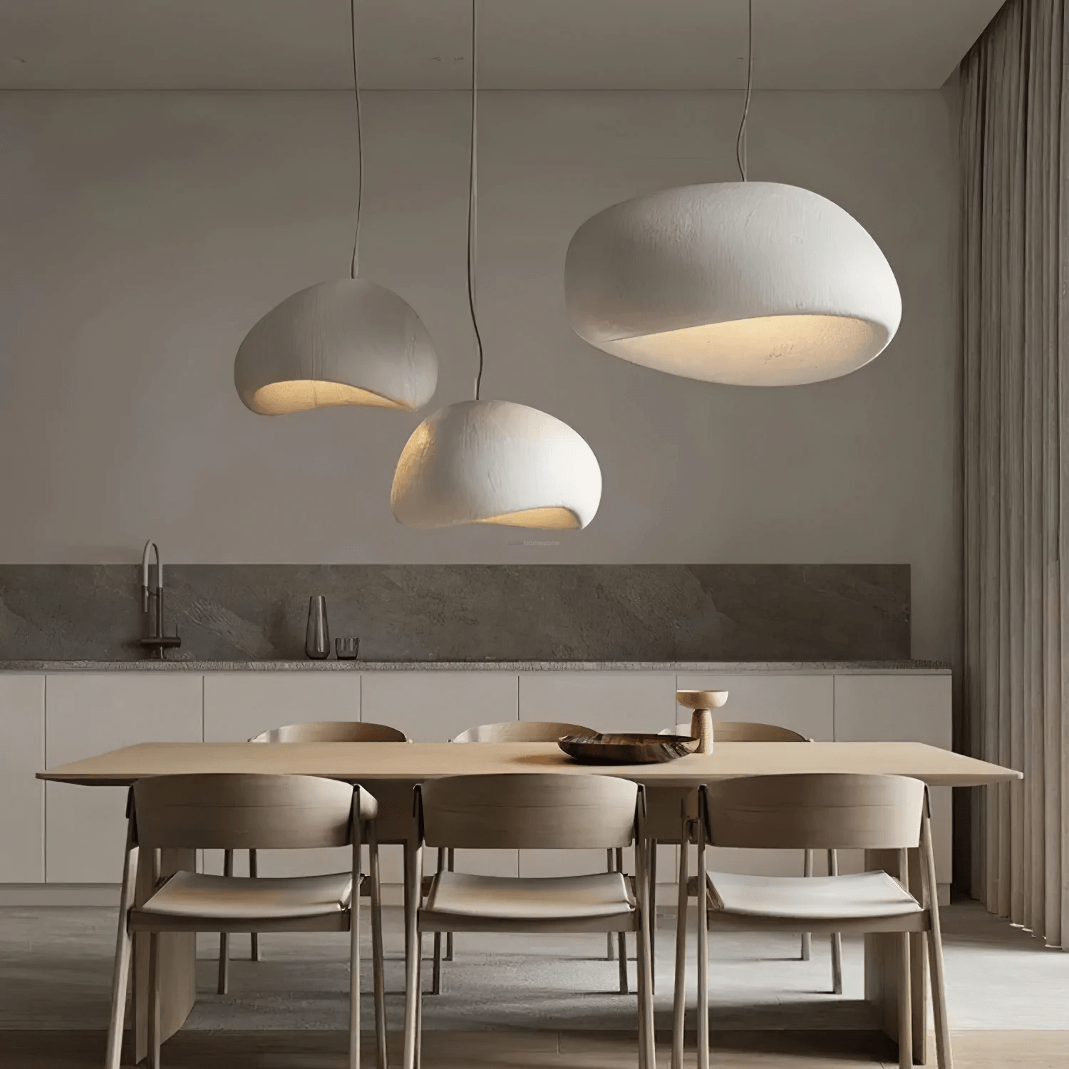 Khmara Chandelier with Rough Combination Type A - Luxehomezone