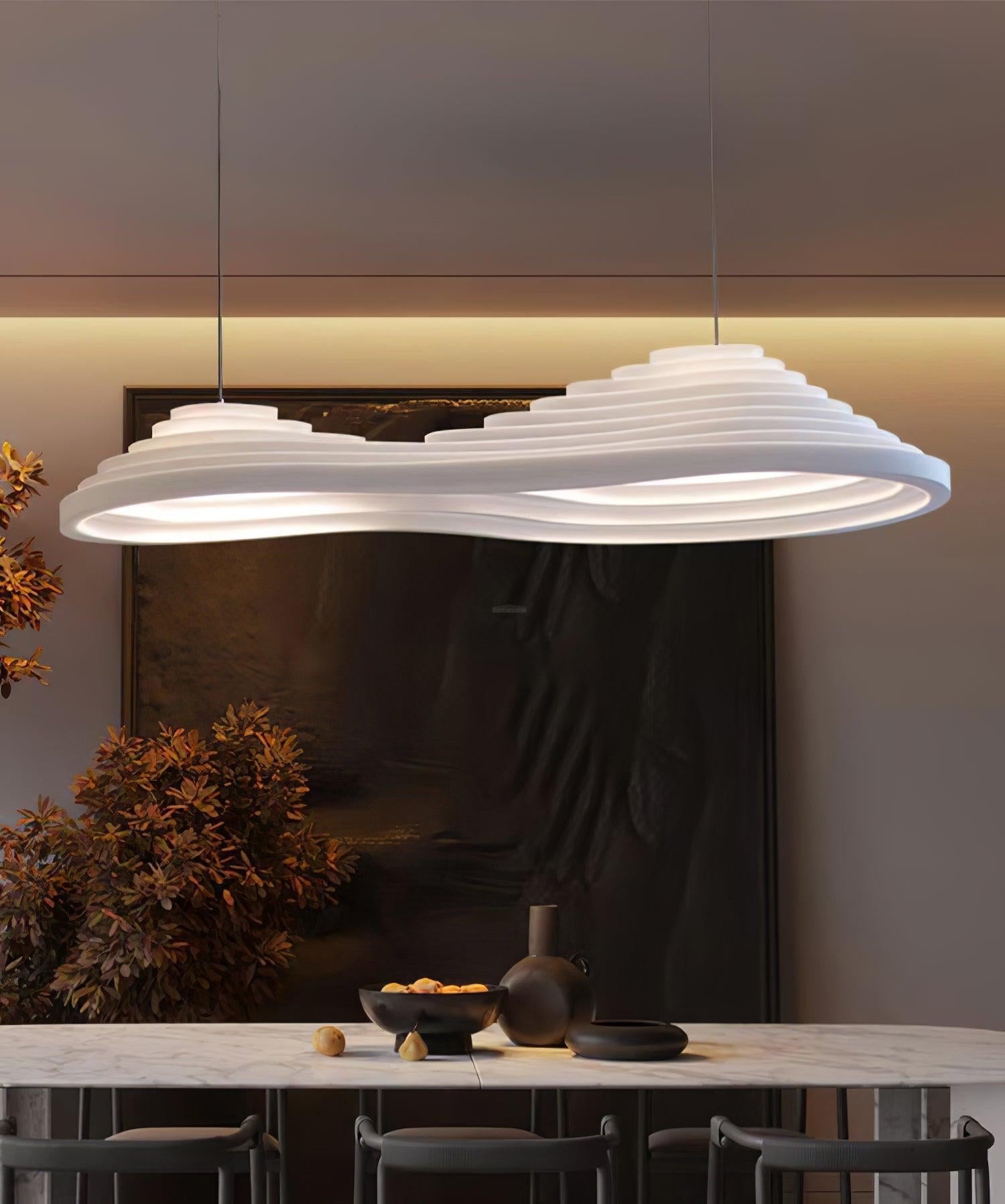 Rice Field Acoustic Acrylic Pendant - Luxehomezone