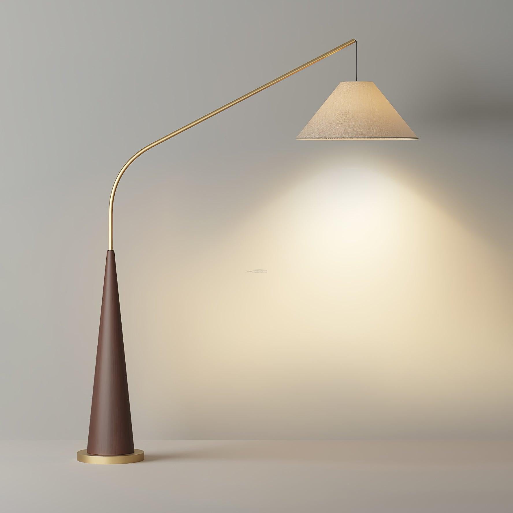 Gibson Arc Floor Lamp L 59.1″ - Bent-1-Luxehomezone