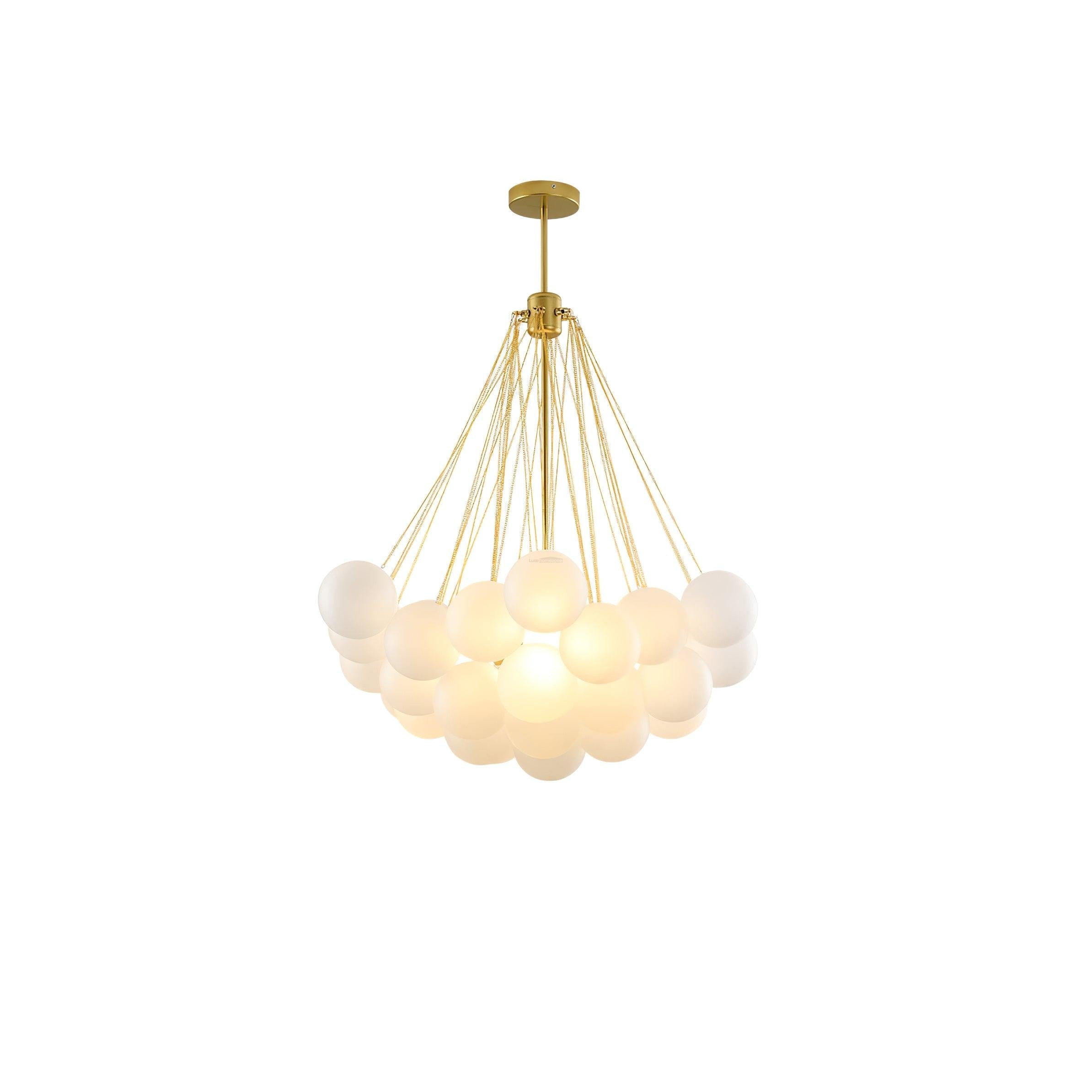 Glass Bubble Chandelier - Bend, chandeliers-1-Luxehomezone