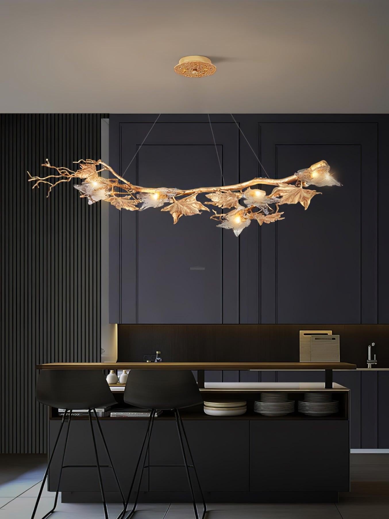 Folio Branch Type Brass Chandelier - Branch-1-Luxehomezone