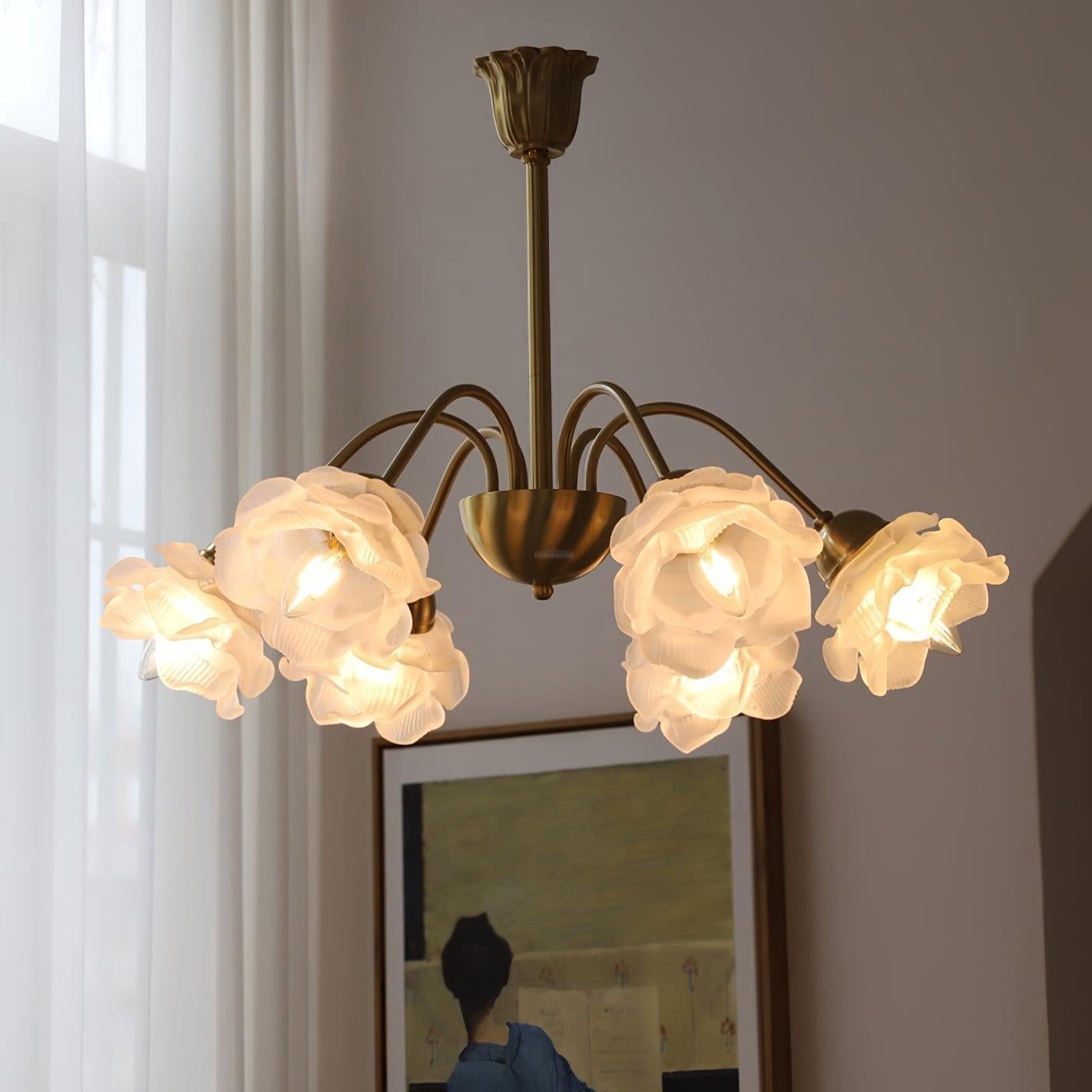 Roses Chandelier with 5/6/8 heads