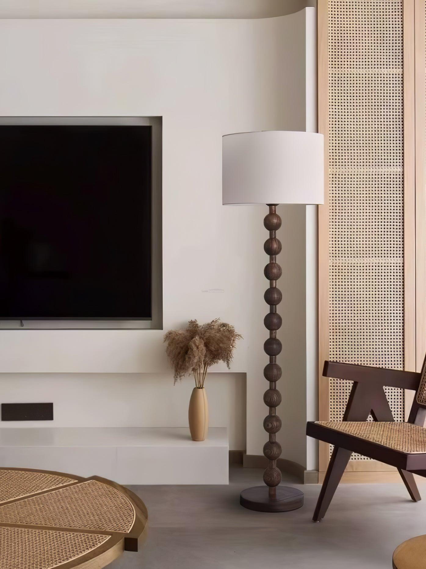Hugo Barbell Floor Lamp  ∅ 15.7″ - Luxehomezone