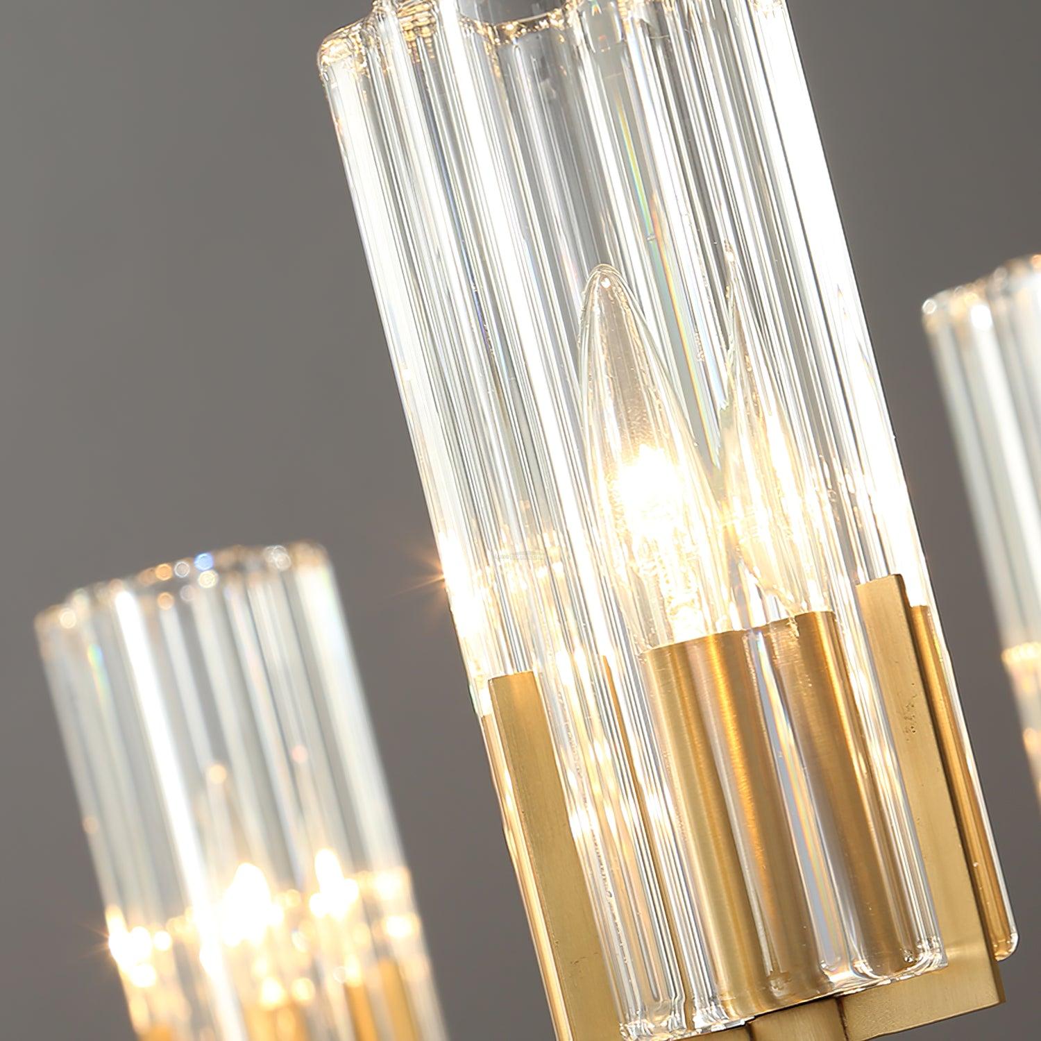 Kayla Brass Chandelier with 6/8/10/15 heads - Luxehomezone