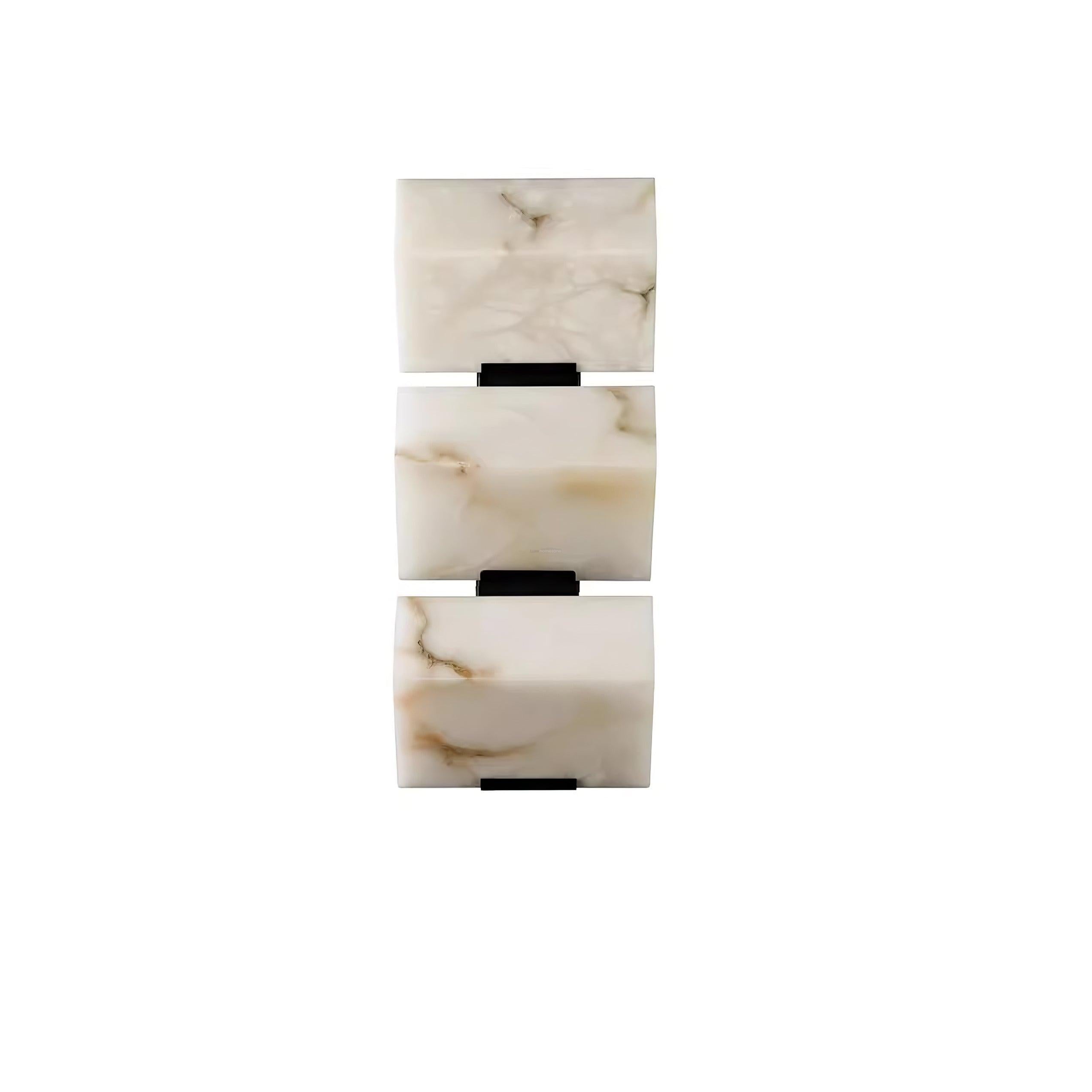 Alabaster Staircase Wall Sconce - Alabaster, Alabaster Wall Lamp-1-Luxehomezone