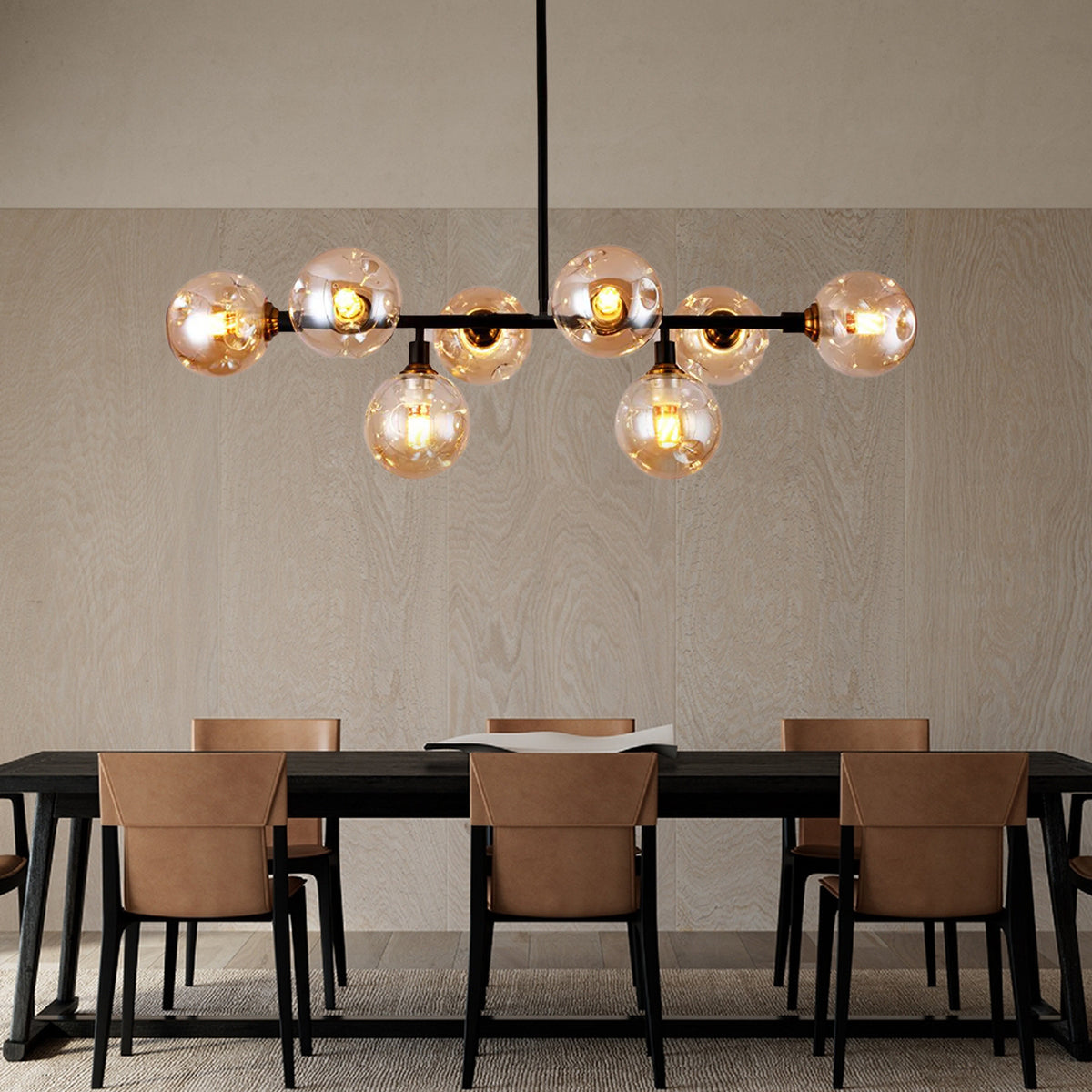 Primas Glass Linear Chandelier - Hailey, Optimized-1-Luxehomezone