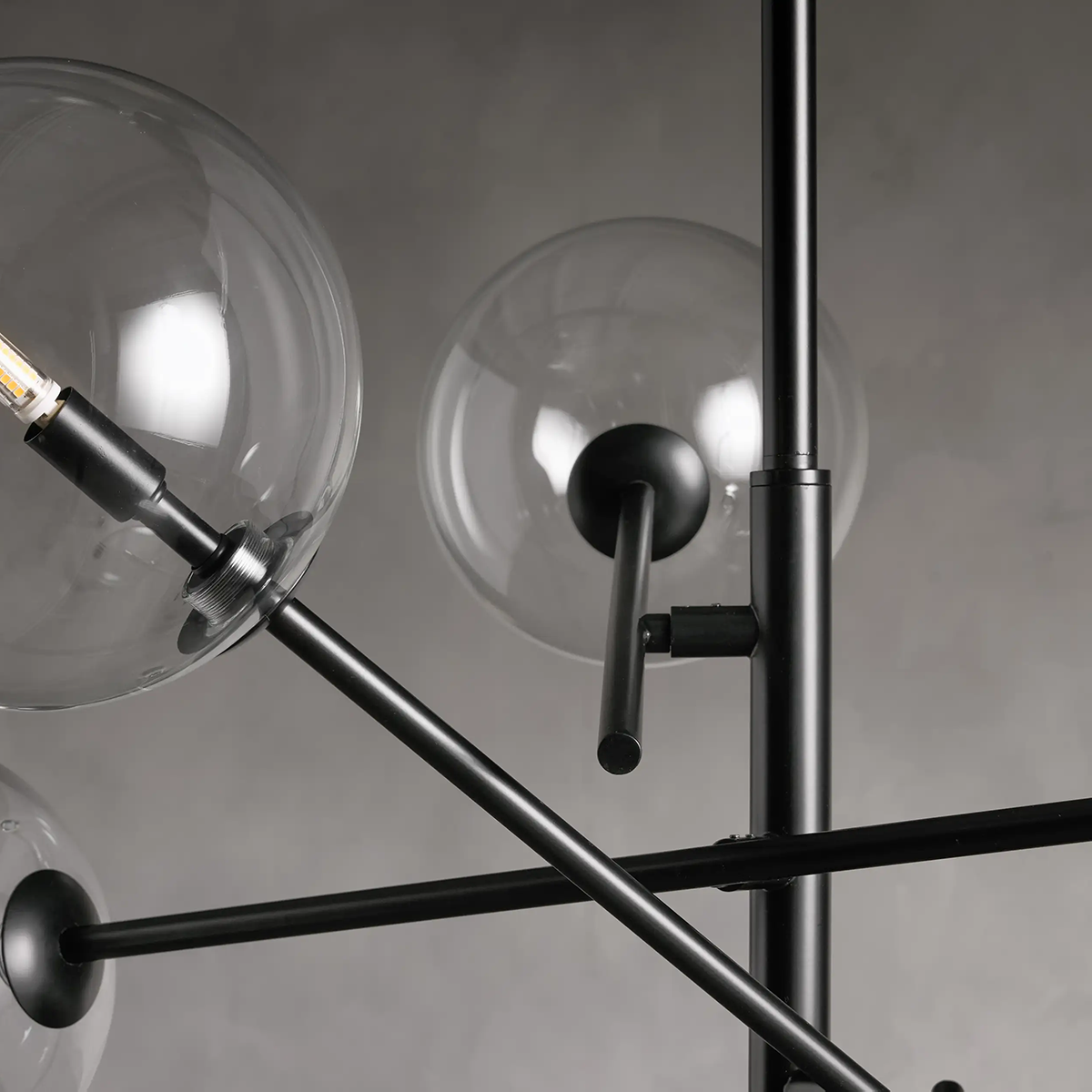Moder Apollo Glass Ball Chandelier - Chandelier, Moder Apollo Series- Chandelier1-Luxehomezone