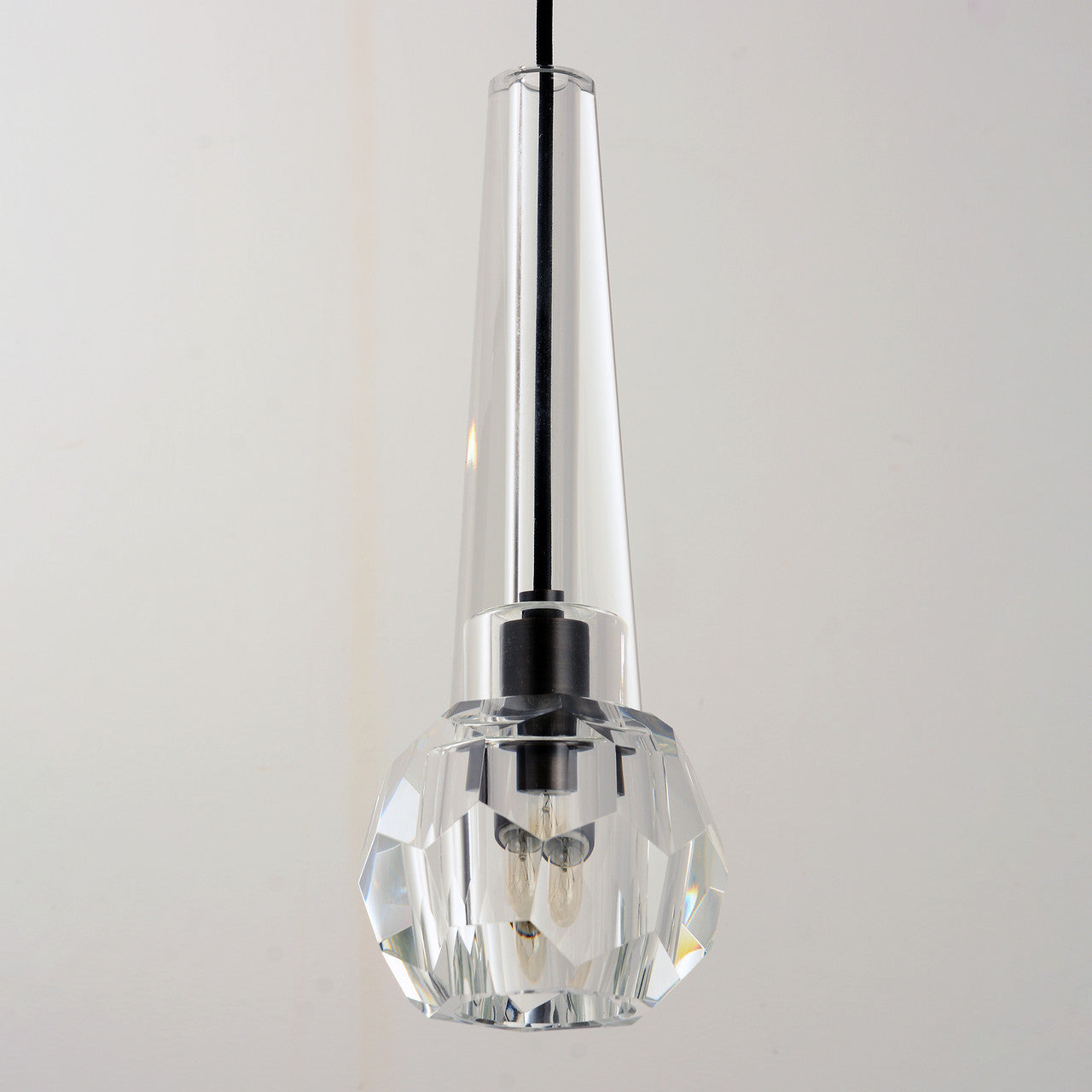 Francis Crystal Pendant Bronze