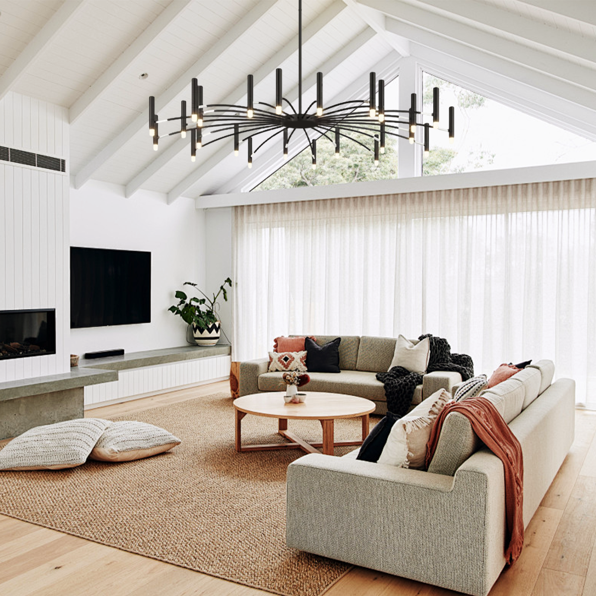 Kendall Contemporary Chandelier For Living Room - Candle, Optimized-1-Luxehomezone
