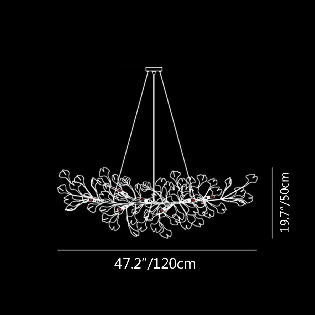 Ginkgo Chandelier Style B
