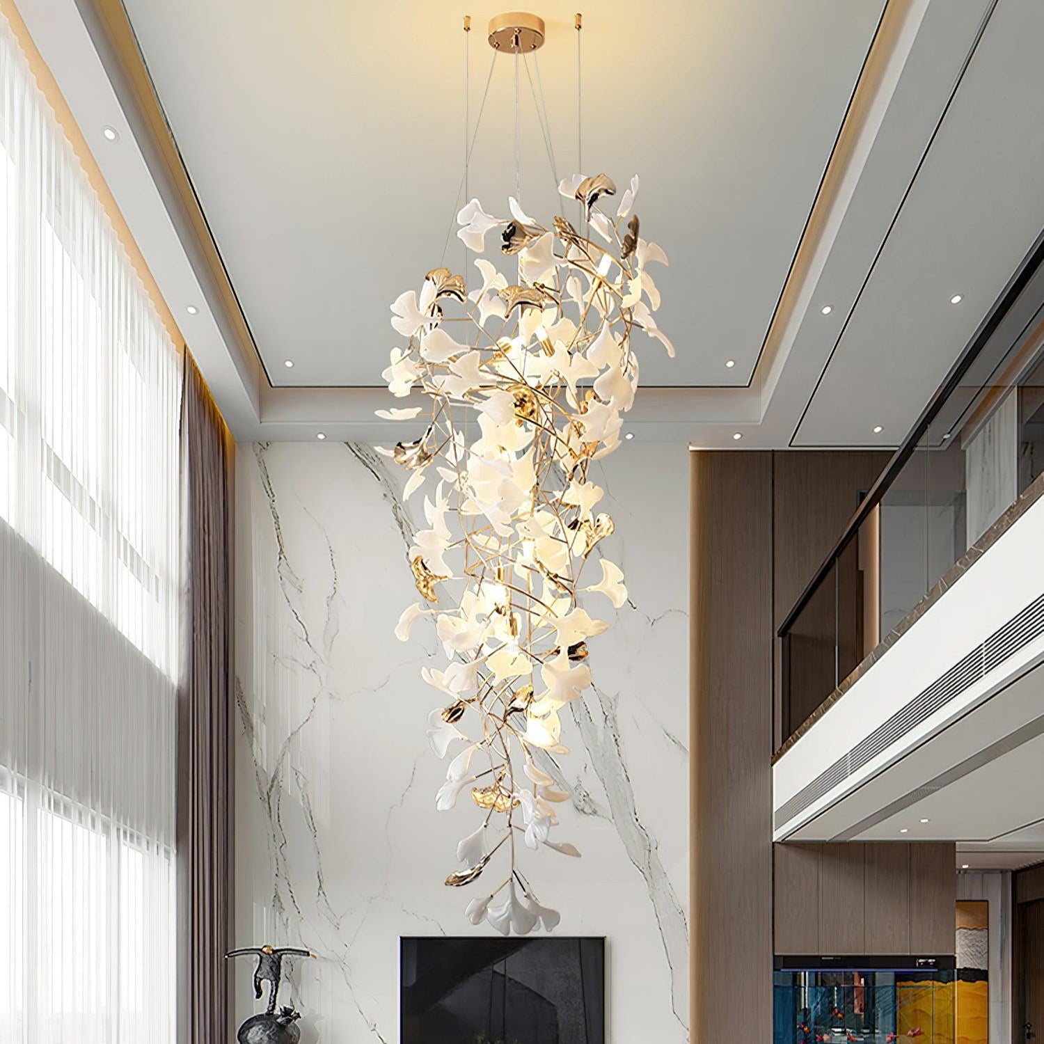 Gingko chandelier with Long Branch - Gingko, Gingko Chandelier-1-Luxehomezone