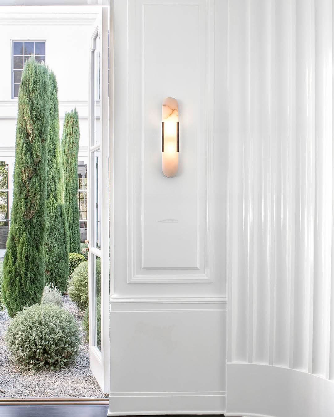 Melange Alabaster Wall Lamp - Luxehomezone