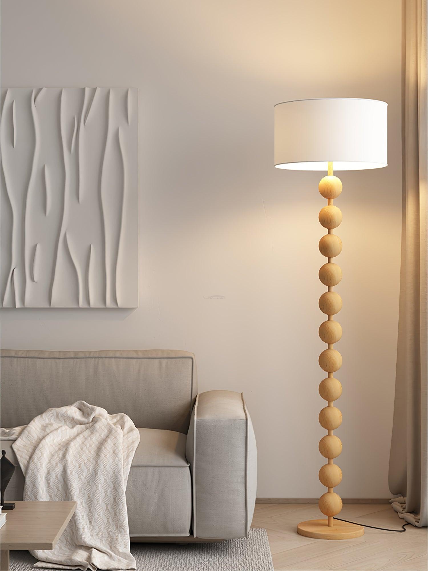 Hugo Barbell Floor Lamp  ∅ 15.7″ - Luxehomezone