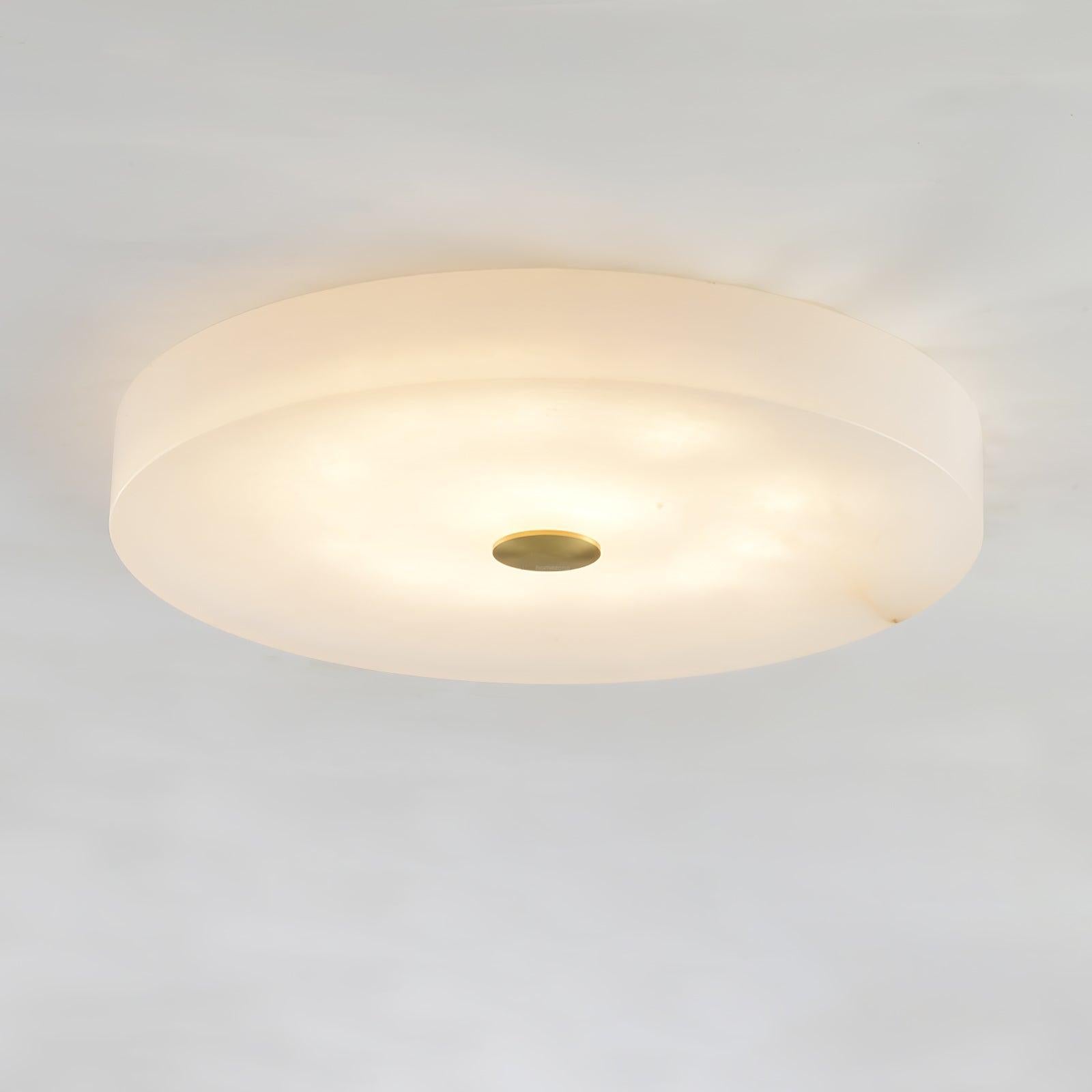 Sophie Alabaster Ceiling Light - Alabaster, Flush Mounts-1-Luxehomezone