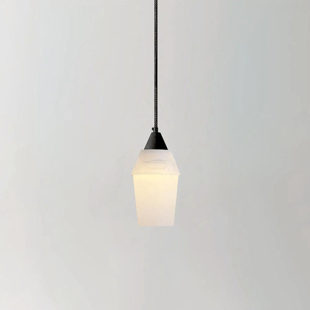 TEN MA DO Alabaster Pendant Light - Alabaster, Alabaster Pendant-1-Luxehomezone