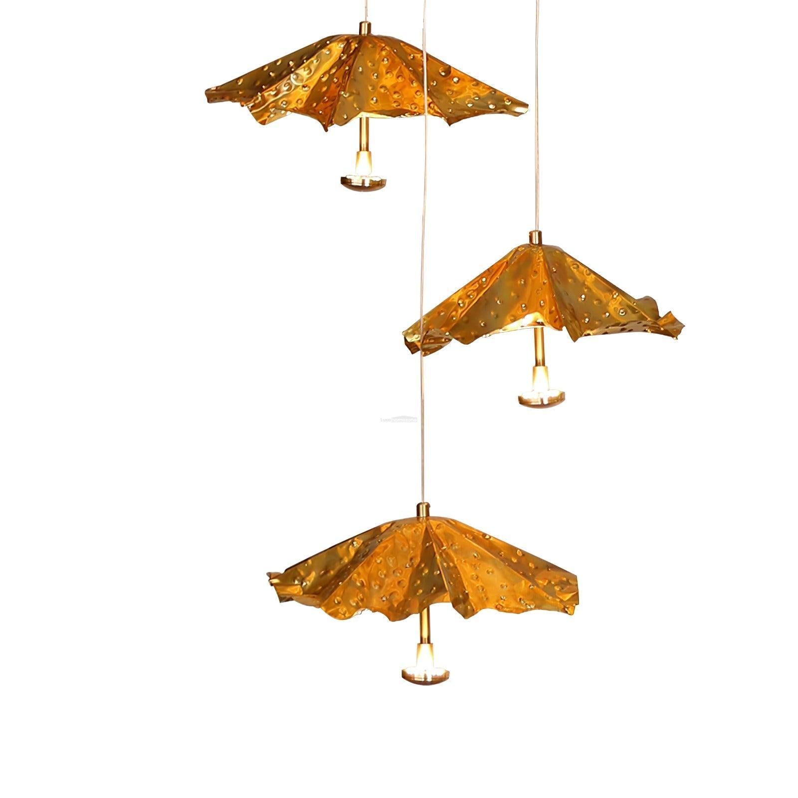Livra Leaf Chandelier ∅ 11.8″ - Earring-1-Luxehomezone