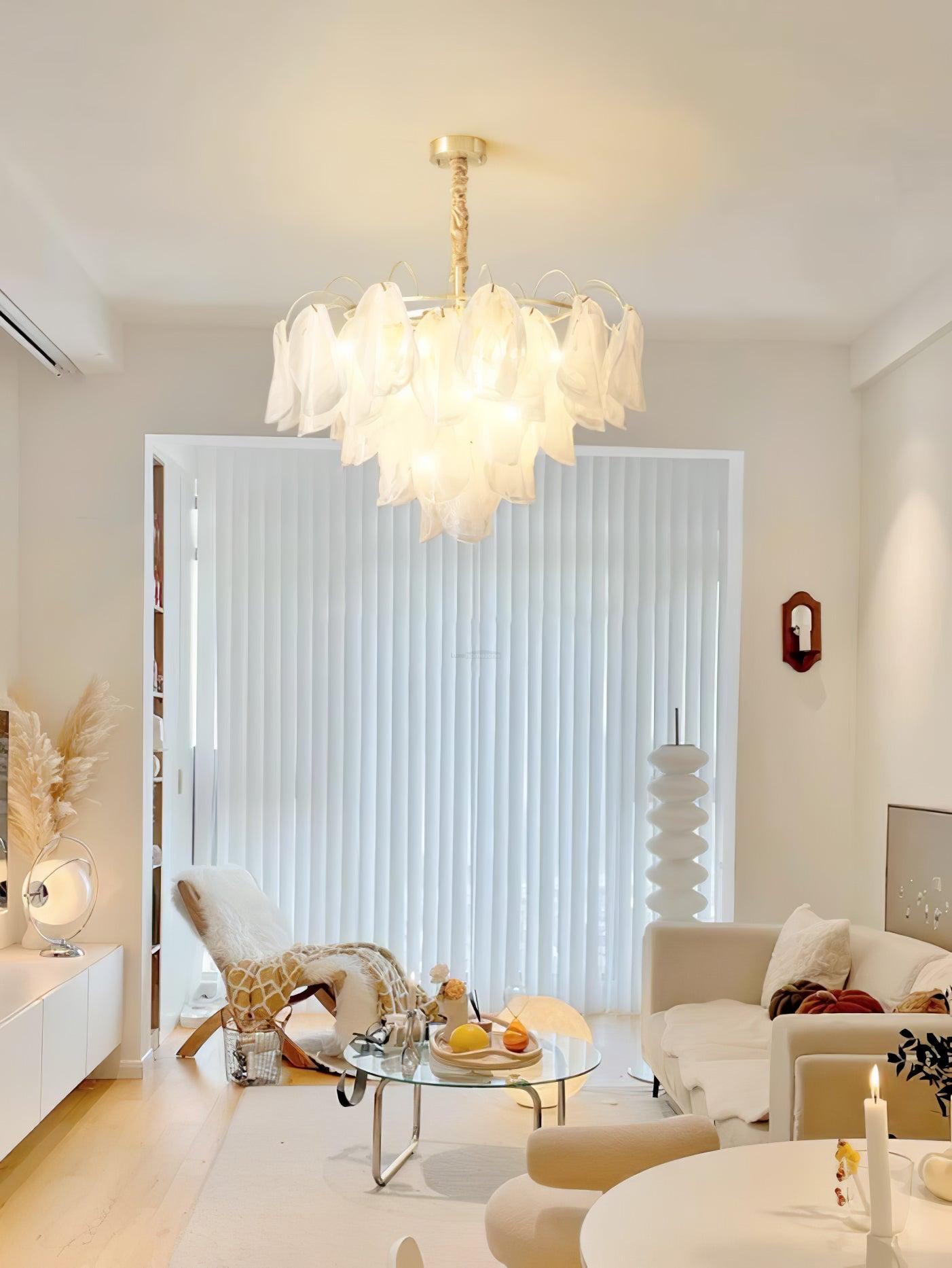 Multi Tier Cloud Glass Pendant - Cylinder-1-Luxehomezone