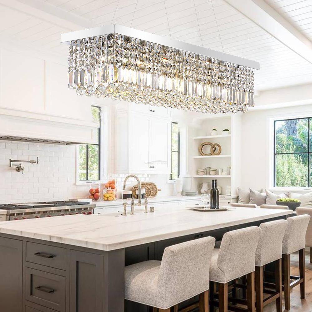 Crystal Long Canopy Chandelier - Crystals, Tassel-1-Luxehomezone