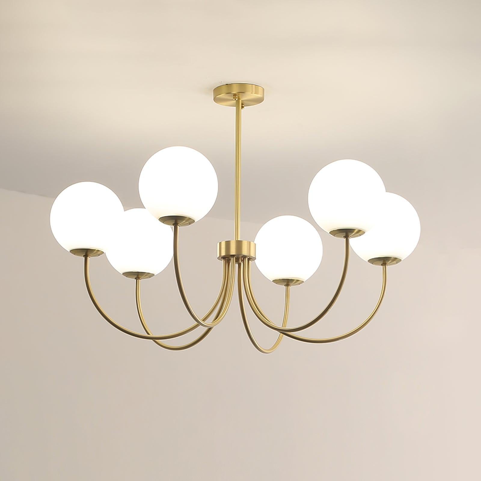 Orillia Chandelier with 6/8 heads - Bend, Marshmallow Chandelier-1-Luxehomezone