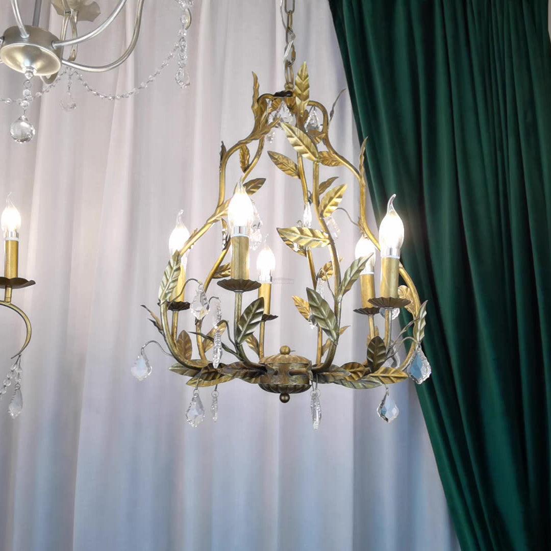 Circeo Candle Chandelier Φ 17.7″ - Candle-1-Luxehomezone
