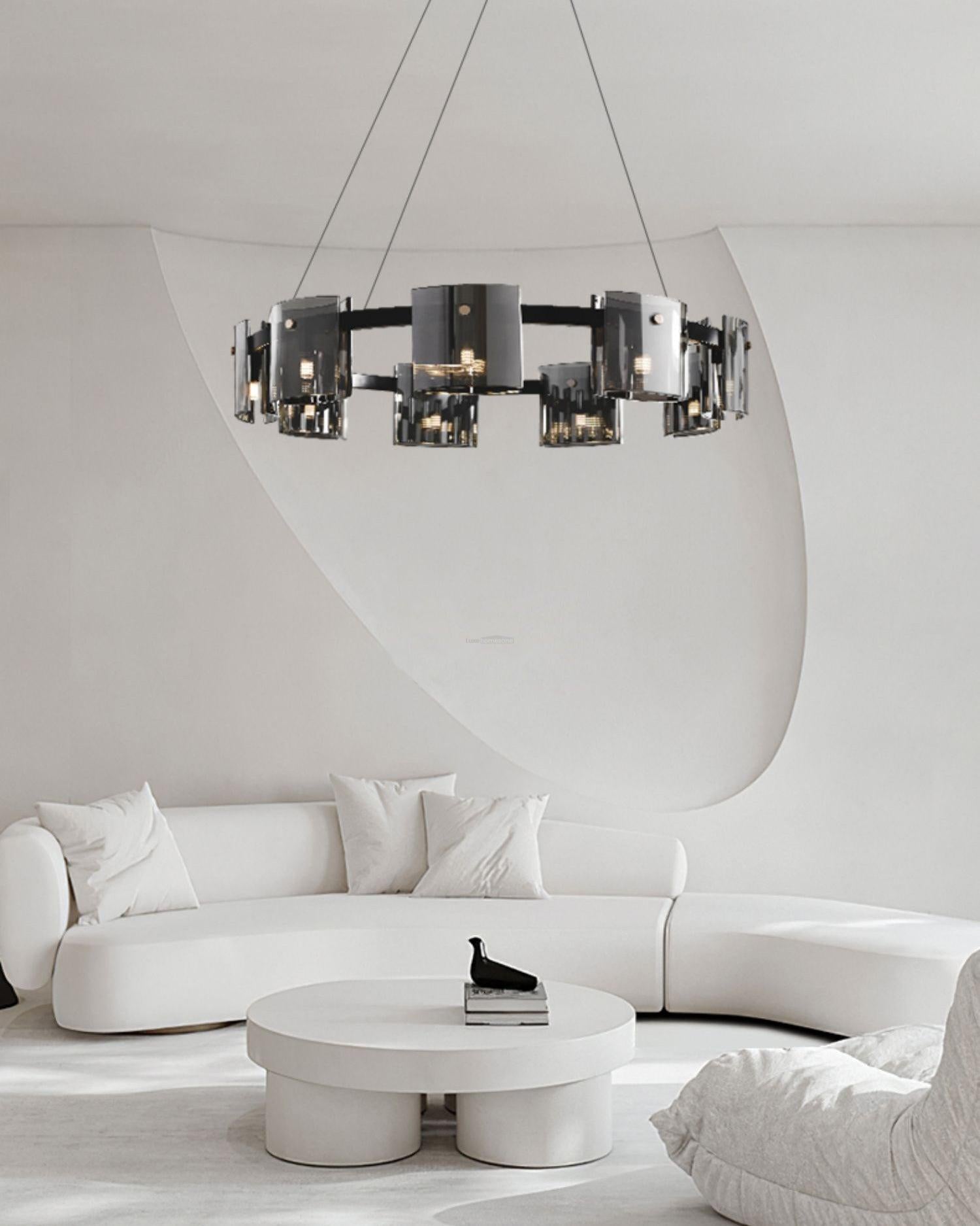 Corlota Chandelier  ∅ 23.6″~39.3'' - Cylinder-1-Luxehomezone