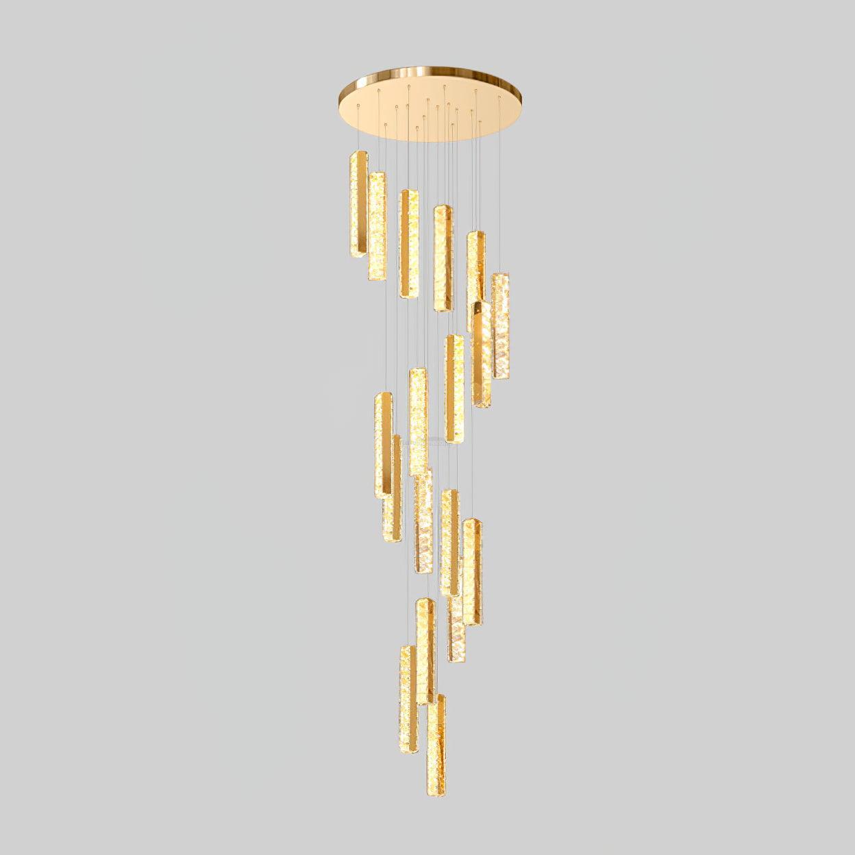 Villa Forci Chandelier with 12/15/18/21/24 heads - Straps-1-Luxehomezone