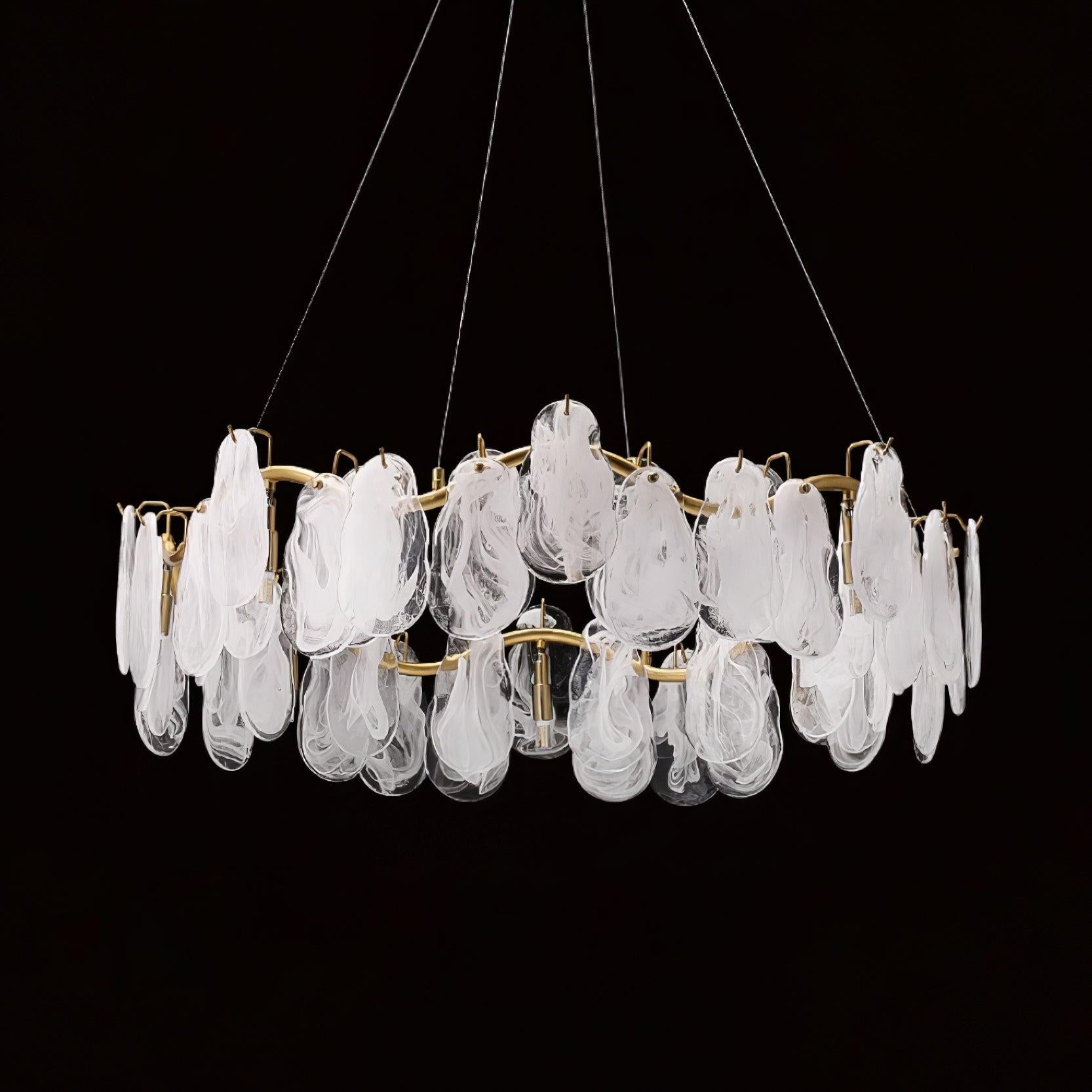 Mahina Cloud Round/Linear Chandelier - Cylinder-1-Luxehomezone