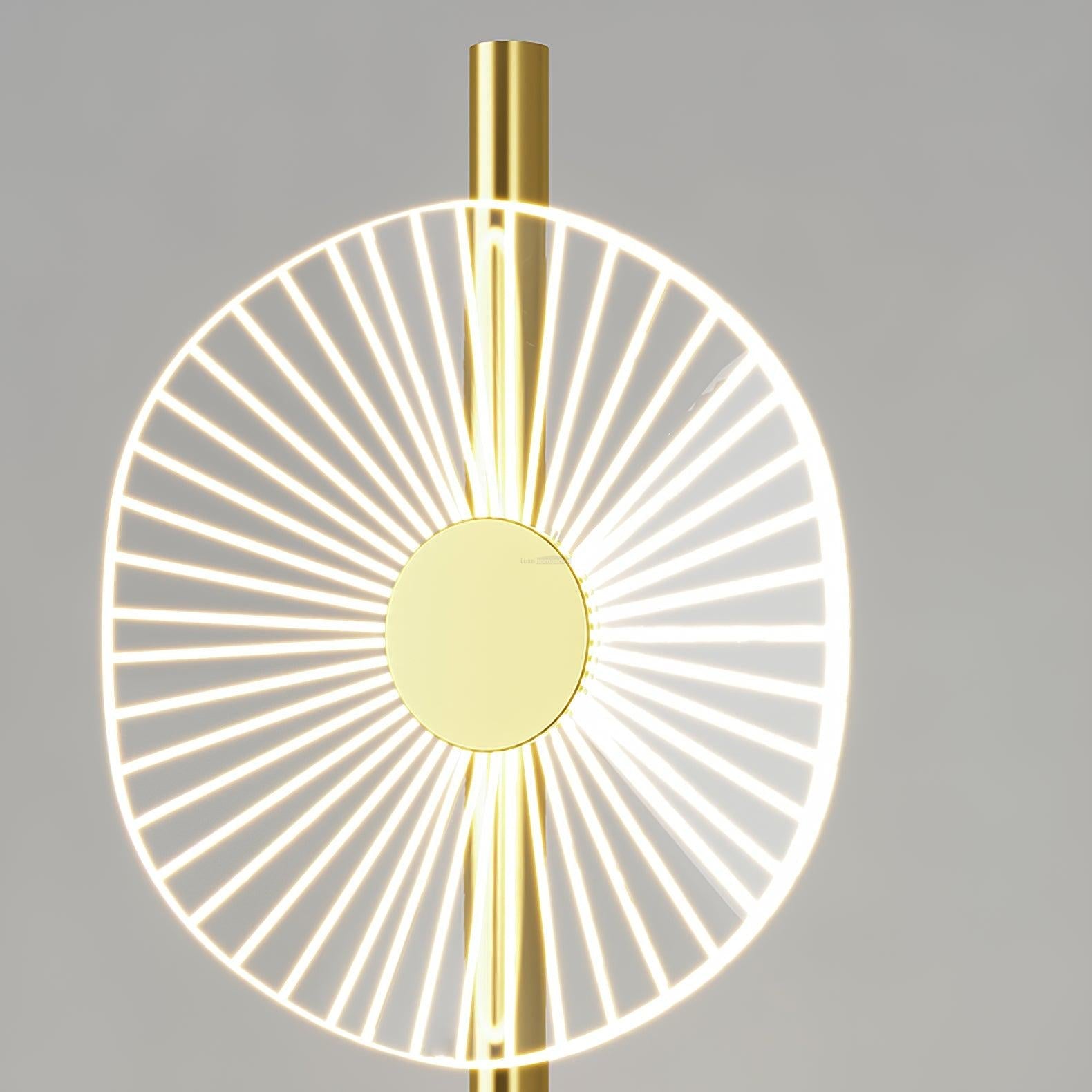 Floating Raindrop Floor Lamp ∅ 9.8″ - Horn-1-Luxehomezone