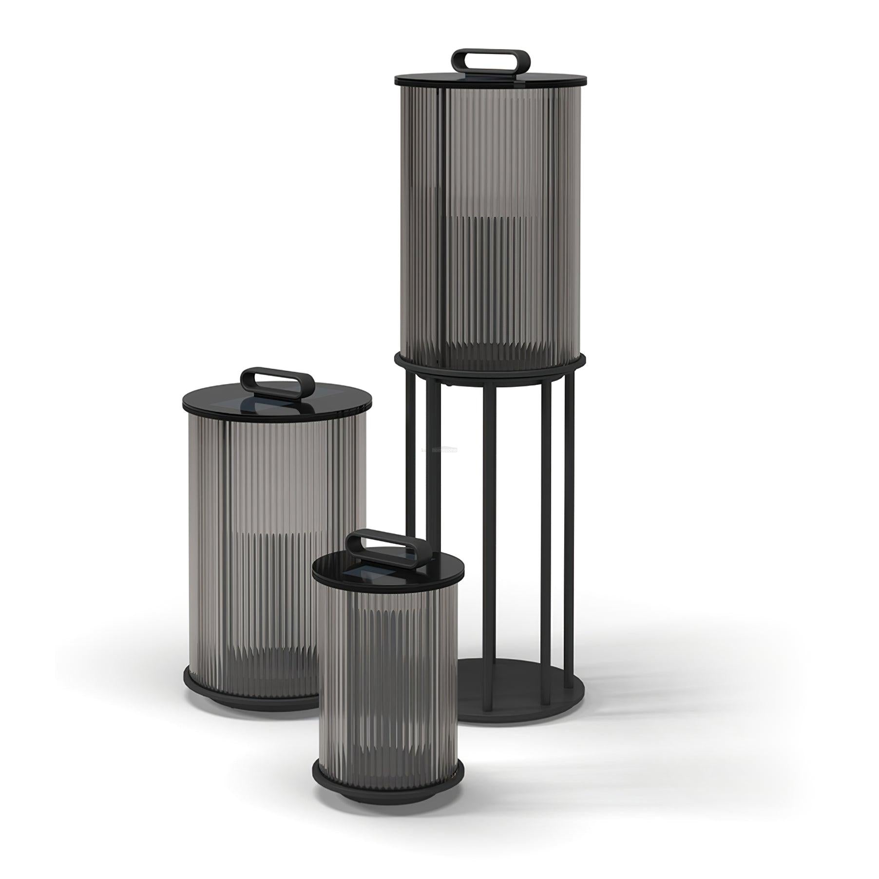 Ambient Line Lantern Garden Floor Lamp - Canister-1-Luxehomezone