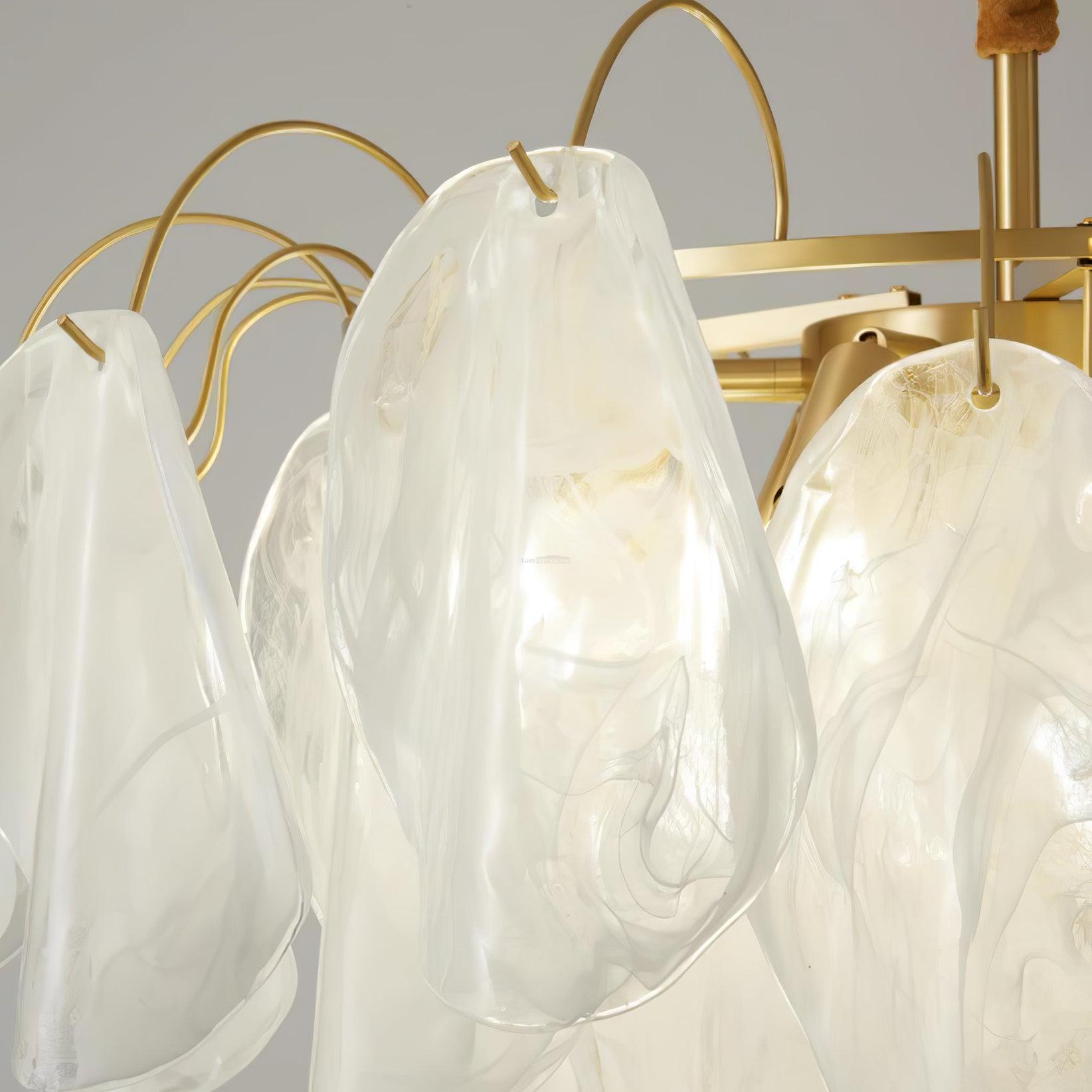 Multi Tier Cloud Glass Pendant - Cylinder-1-Luxehomezone