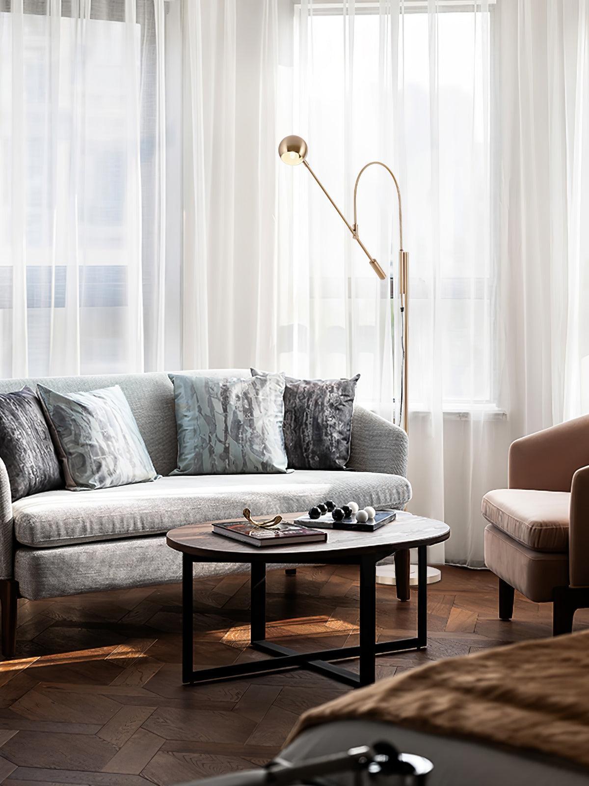Scandinavian Floor Lamp W 33.5″ - -1-Luxehomezone