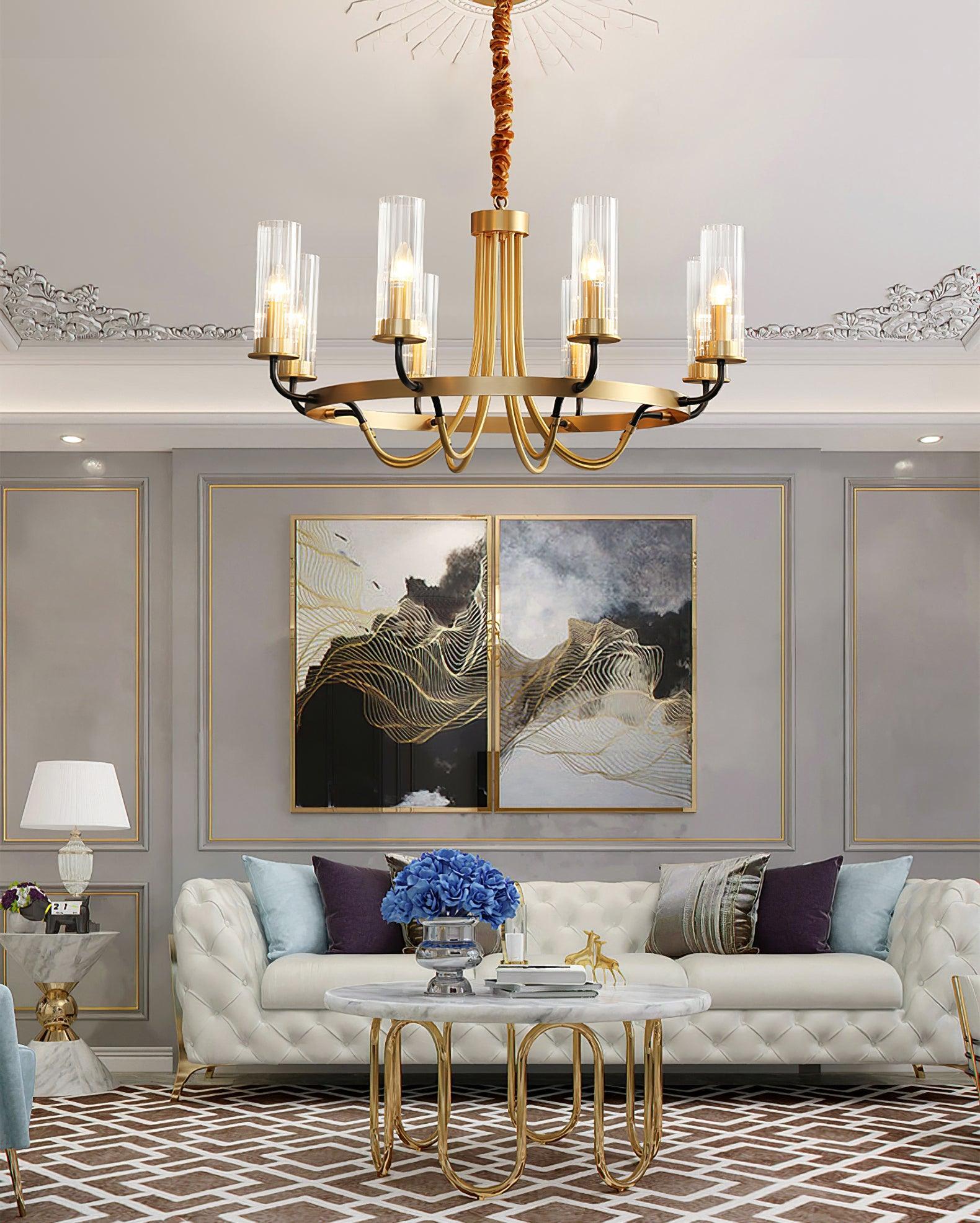 Kearney Chandelier Φ 27.2″ - Lucency-1-Luxehomezone