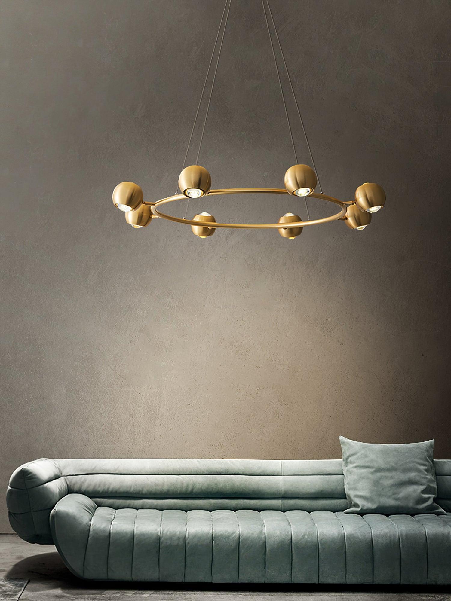 Callisto Chandelier ∅ 21.7″ - Marshmallow-1-Luxehomezone