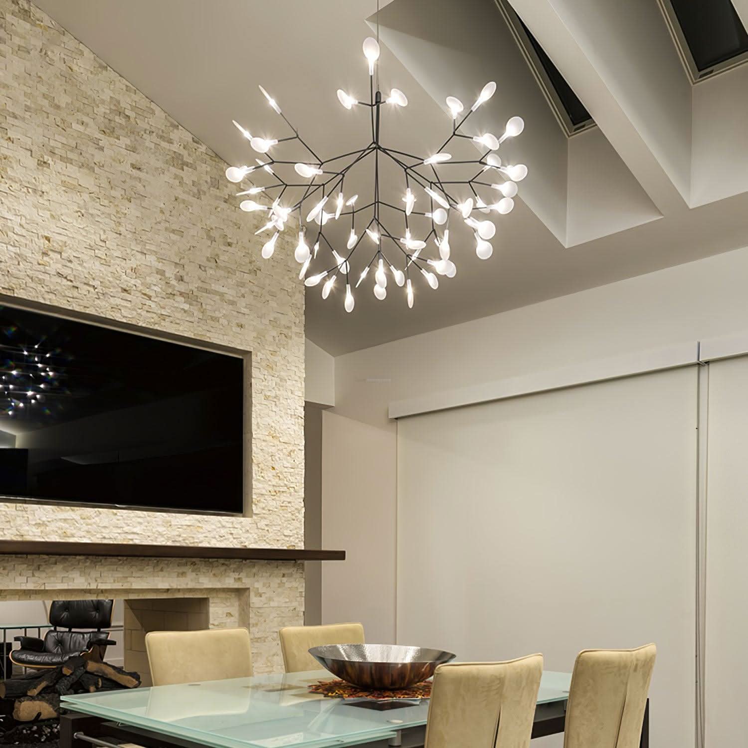 Black Firefly LED Chandelier 20''/29''/40''/60'' - Luxehomezone
