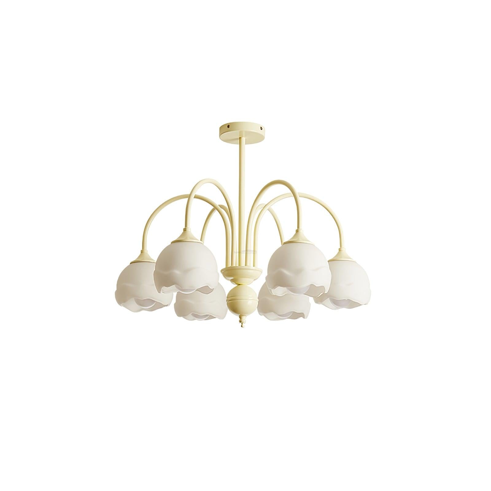 Creamy Chandelier with 5/6/8 heads - Zahara-1-Luxehomezone
