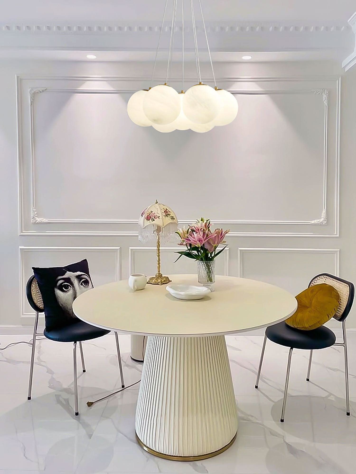 Glass Cluster Chandelier with 7/13/19 heads - Luxehomezone