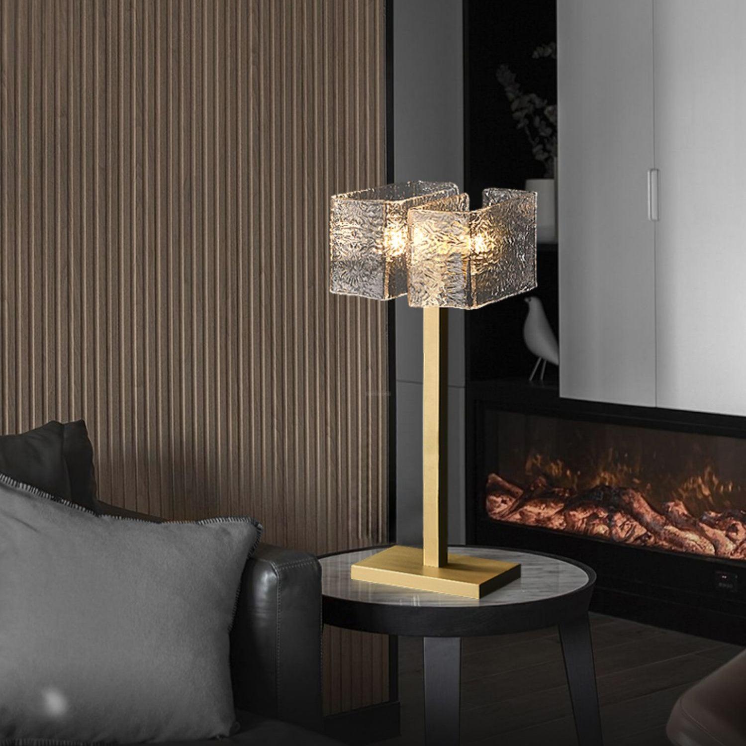 Roosevelt Table Lamp ∅ 7.8″ - Frosted-1-Luxehomezone