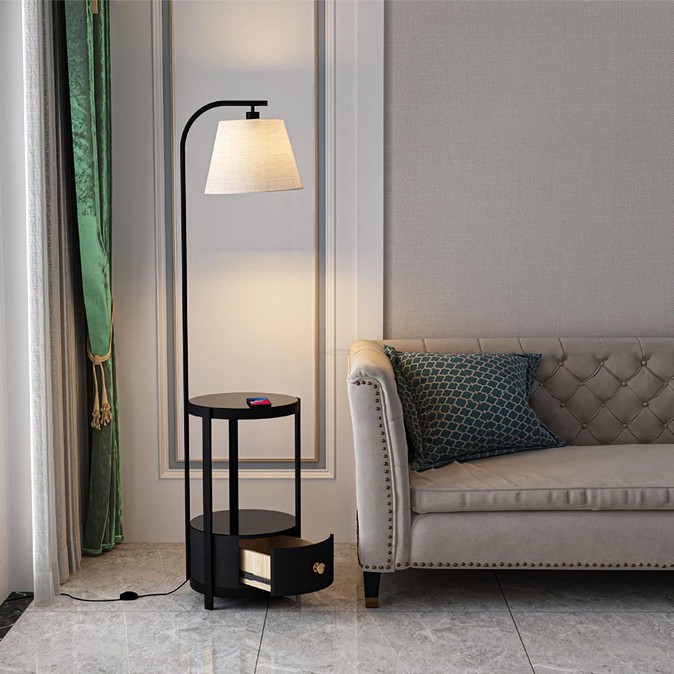 Lilah Floor Lamp ∅ 13.8″ - Luxehomezone
