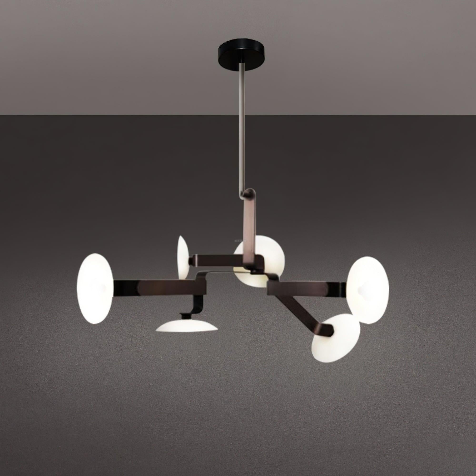 Sheba Classical Chandelier  ∅ 31.5" - Brown & White, Unknown-1-Luxehomezone
