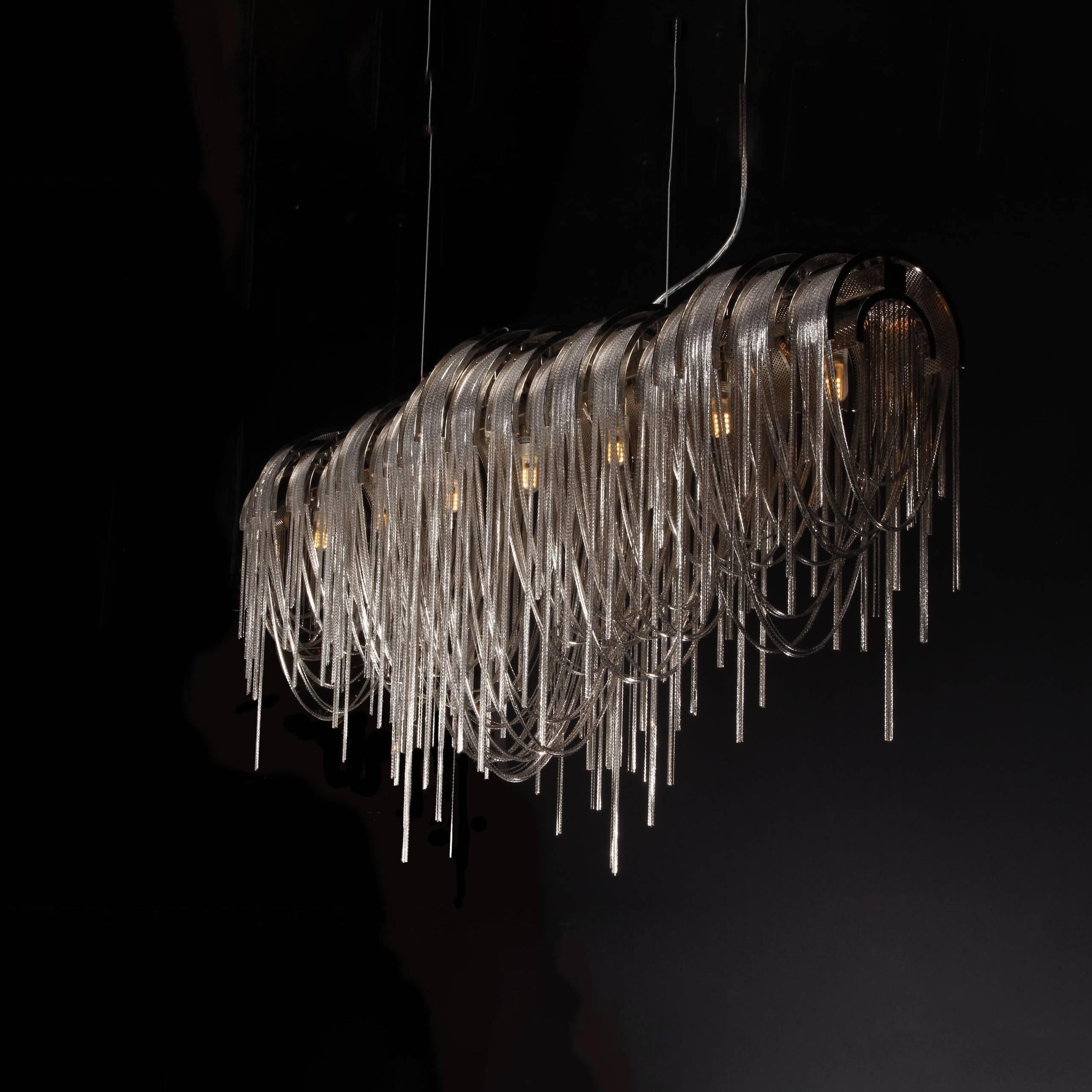 Length Chains Chandelier ∅ 23.6″ - Tassel-1-Luxehomezone