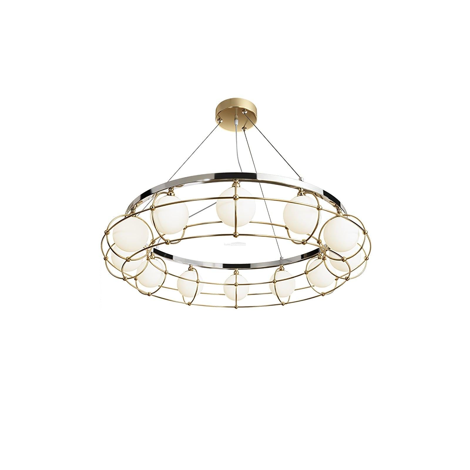 Maytoni Round/Linear Chandelier - Bend-1-Luxehomezone