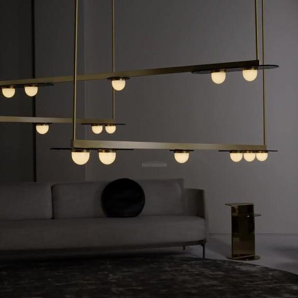 Modulo Horizontal Linear Chandelier - Luxehomezone