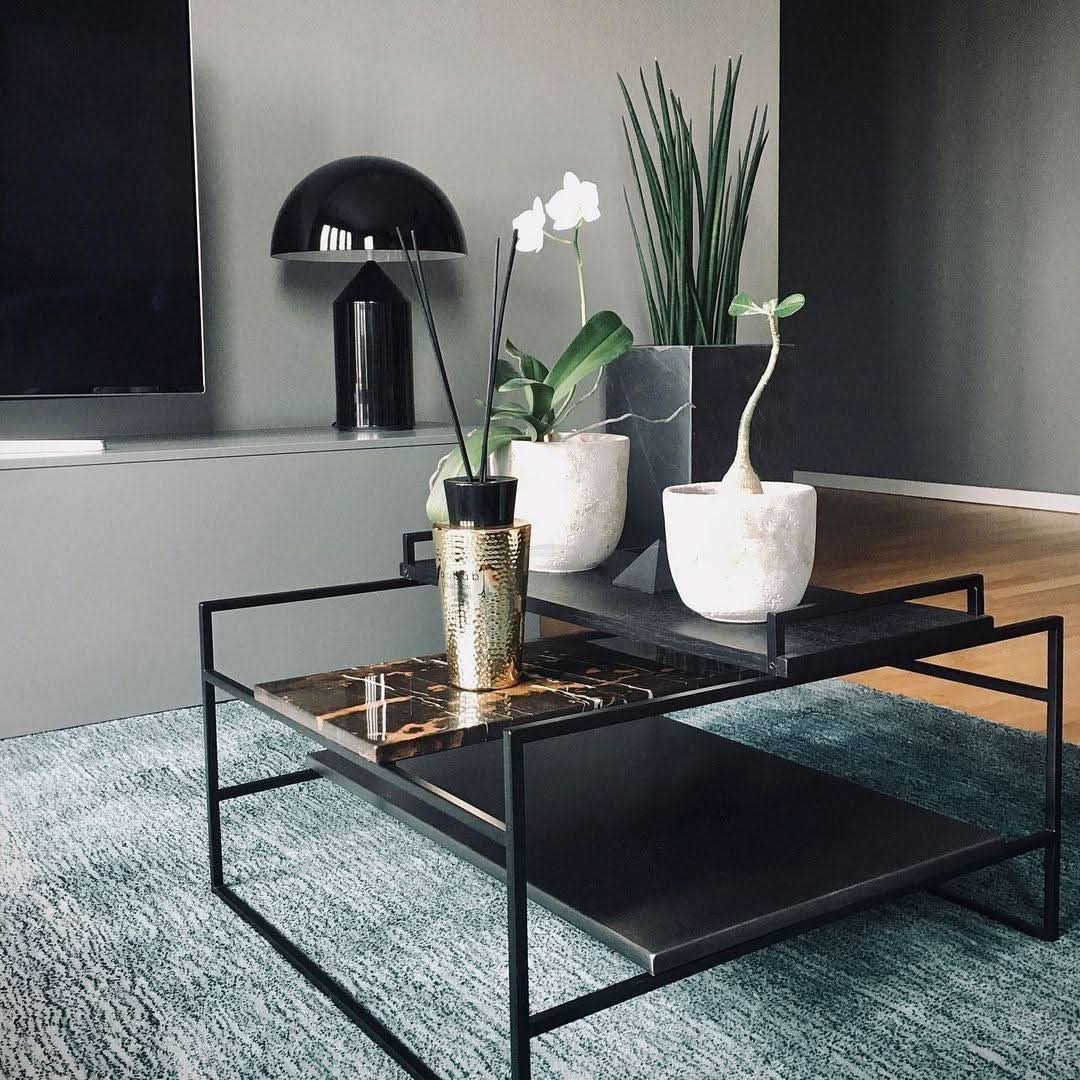 Atollo Metal Table Lamp ∅ 9.8″ - Luxehomezone