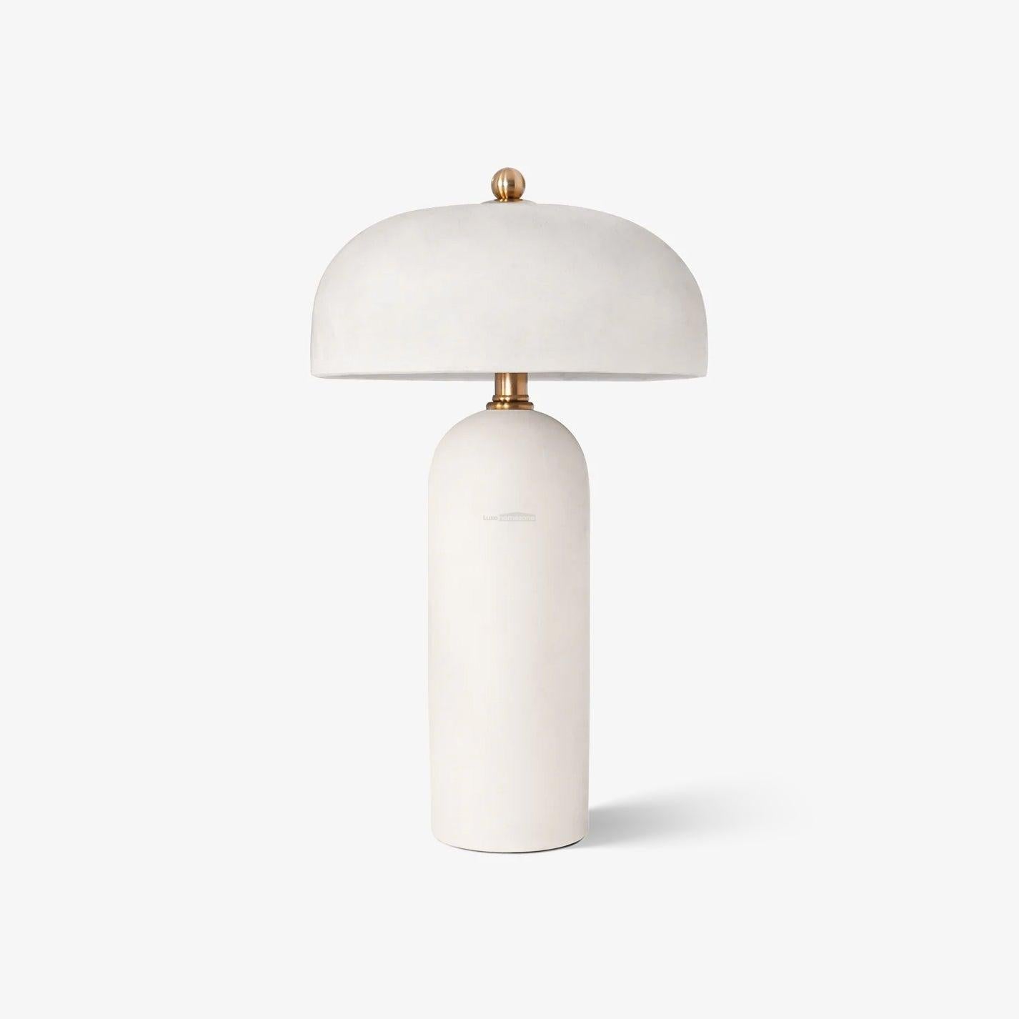 Fungi Glow Table Light - Kaya Ceramics, White-1-Luxehomezone